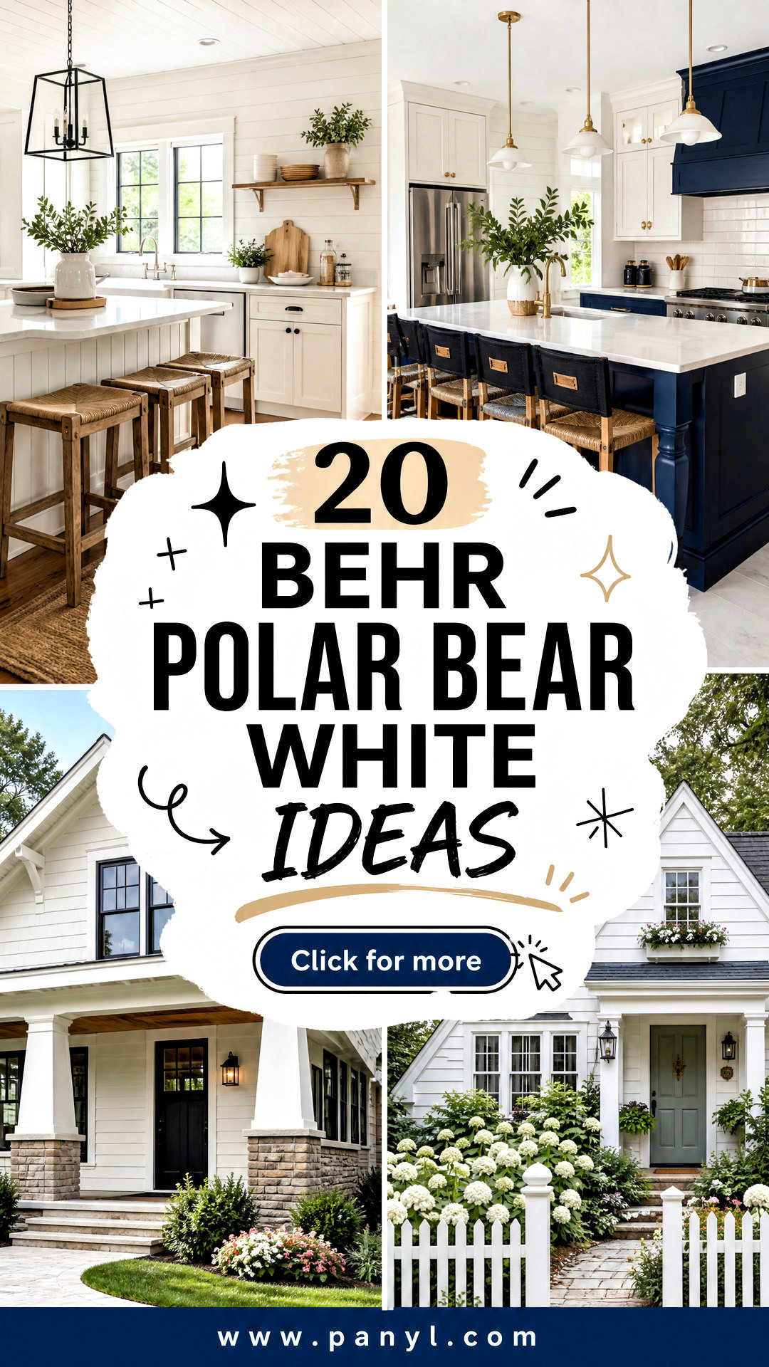 20 Behr Polar Bear White Ideas for Fresh Airy Interiors - 20 Behr Polar Bear White Ideas for Fresh, Airy Interiors