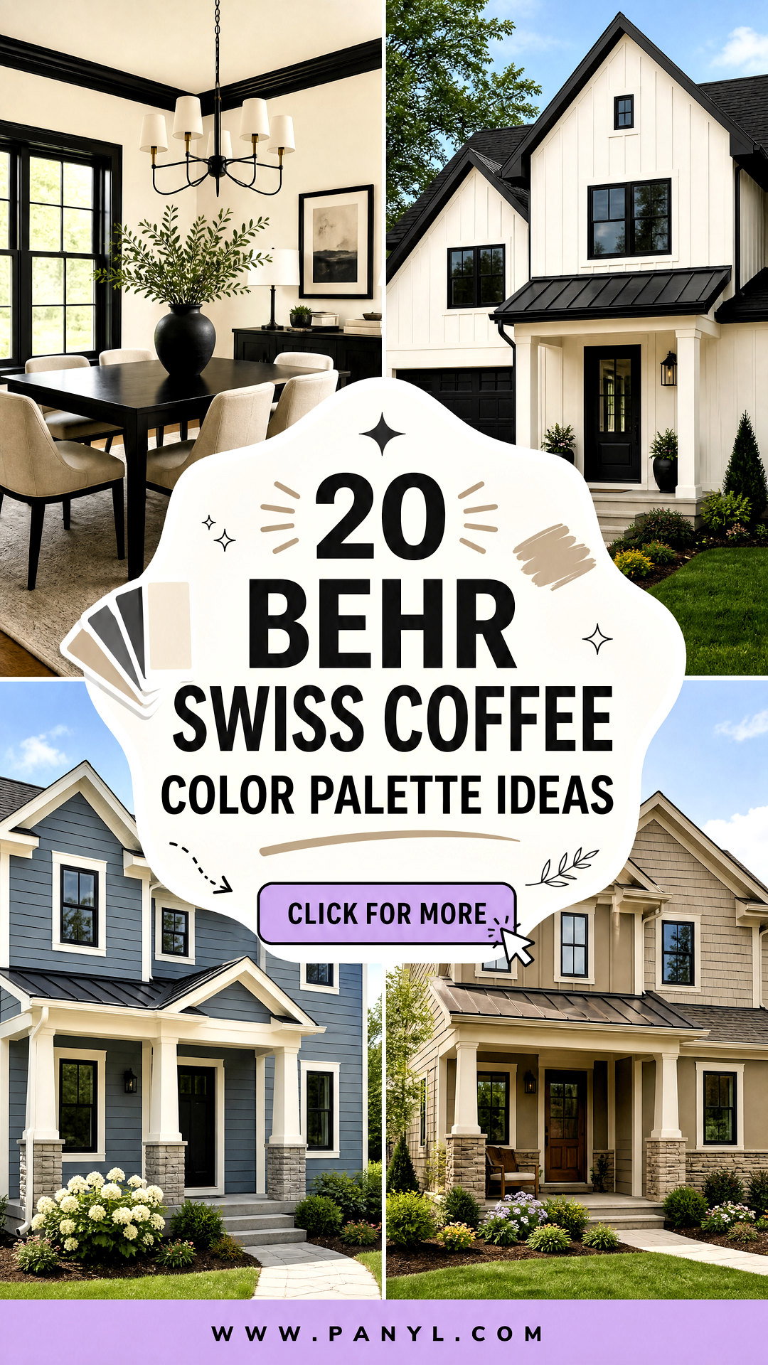 20 Behr Swiss Coffee Color Palette Ideas for Cozy Homes - 20 Behr Swiss Coffee Color Palette Ideas for Cozy Homes