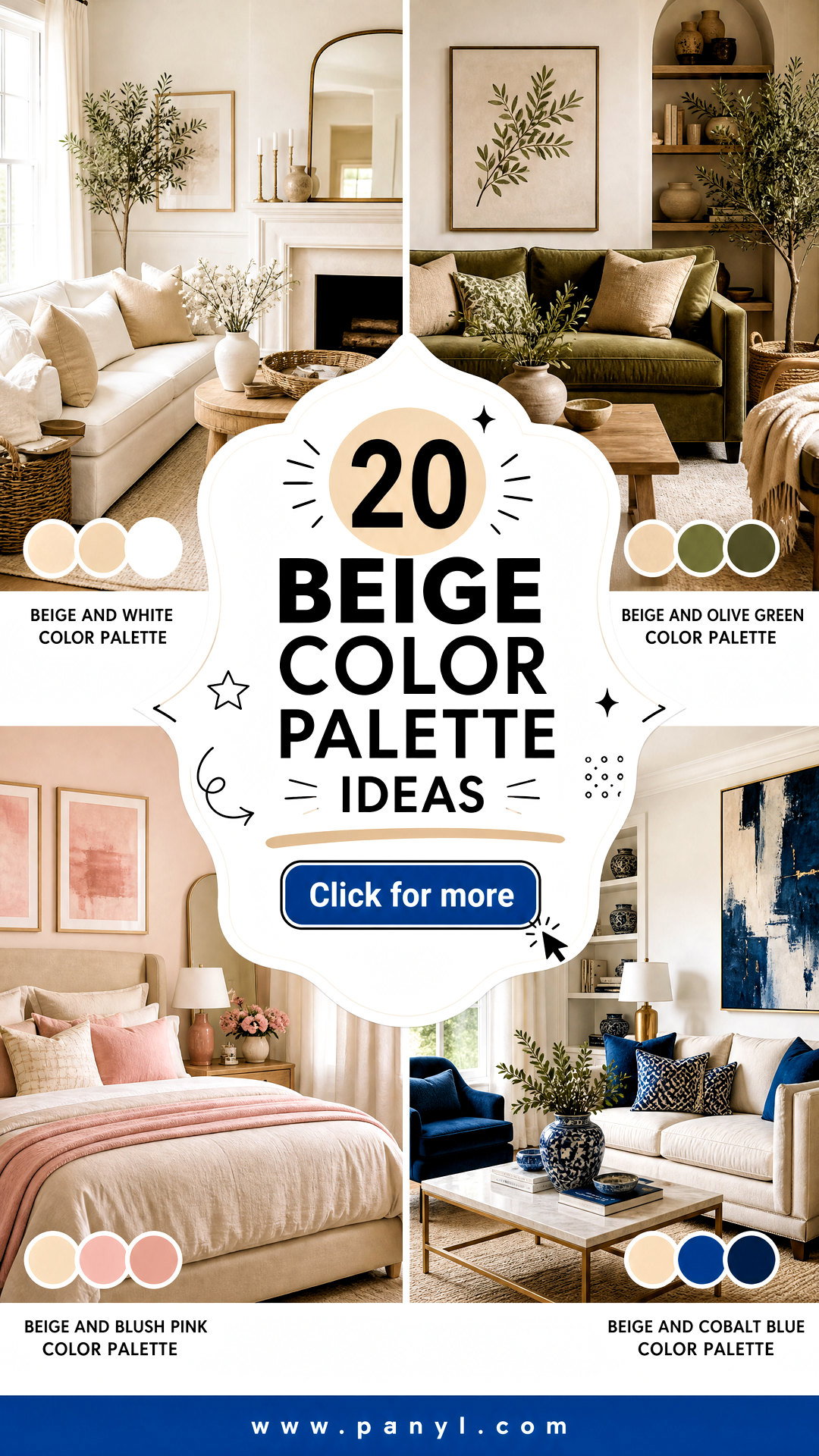 20 Beige Color Palette Ideas for Warm Layered Interiors - 20 Beige Color Palette Ideas for Warm, Layered Interiors