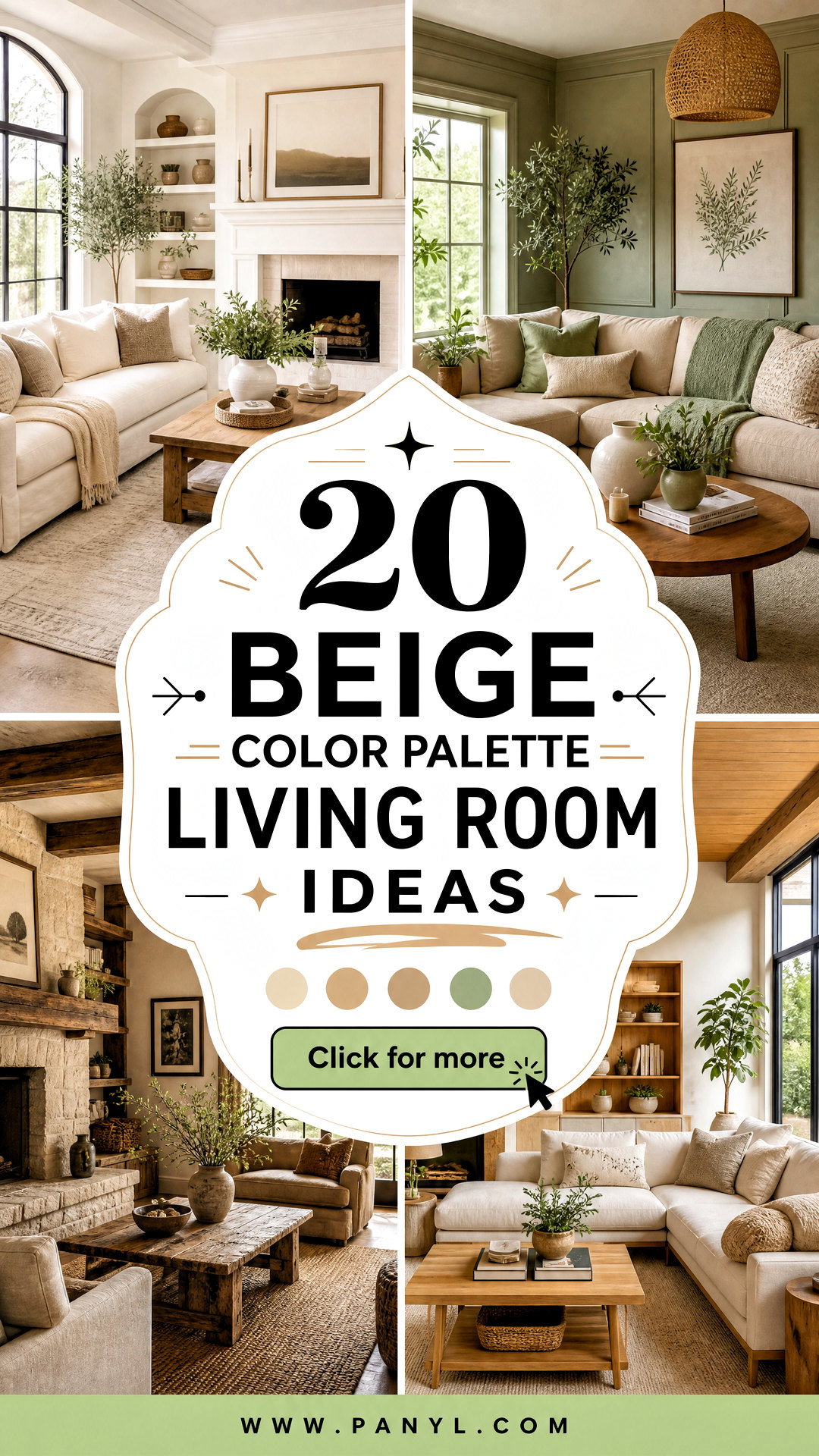 20 Beige Color Palette Living Room Ideas for a Cozy Home - 20 Beige Color Palette Living Room Ideas for a Cozy Home