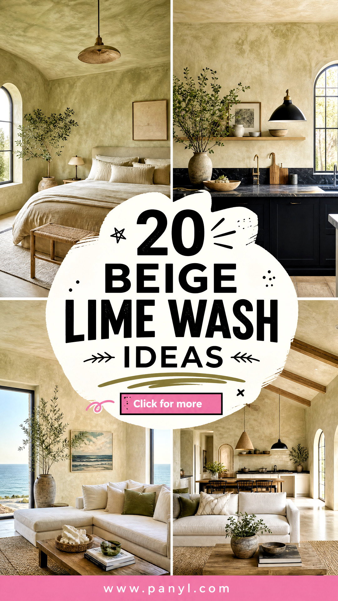 20 Beige Lime Wash Ideas for Soft Textured Walls at Home - 20 Beige Lime Wash Ideas for Soft, Textured Walls at Home