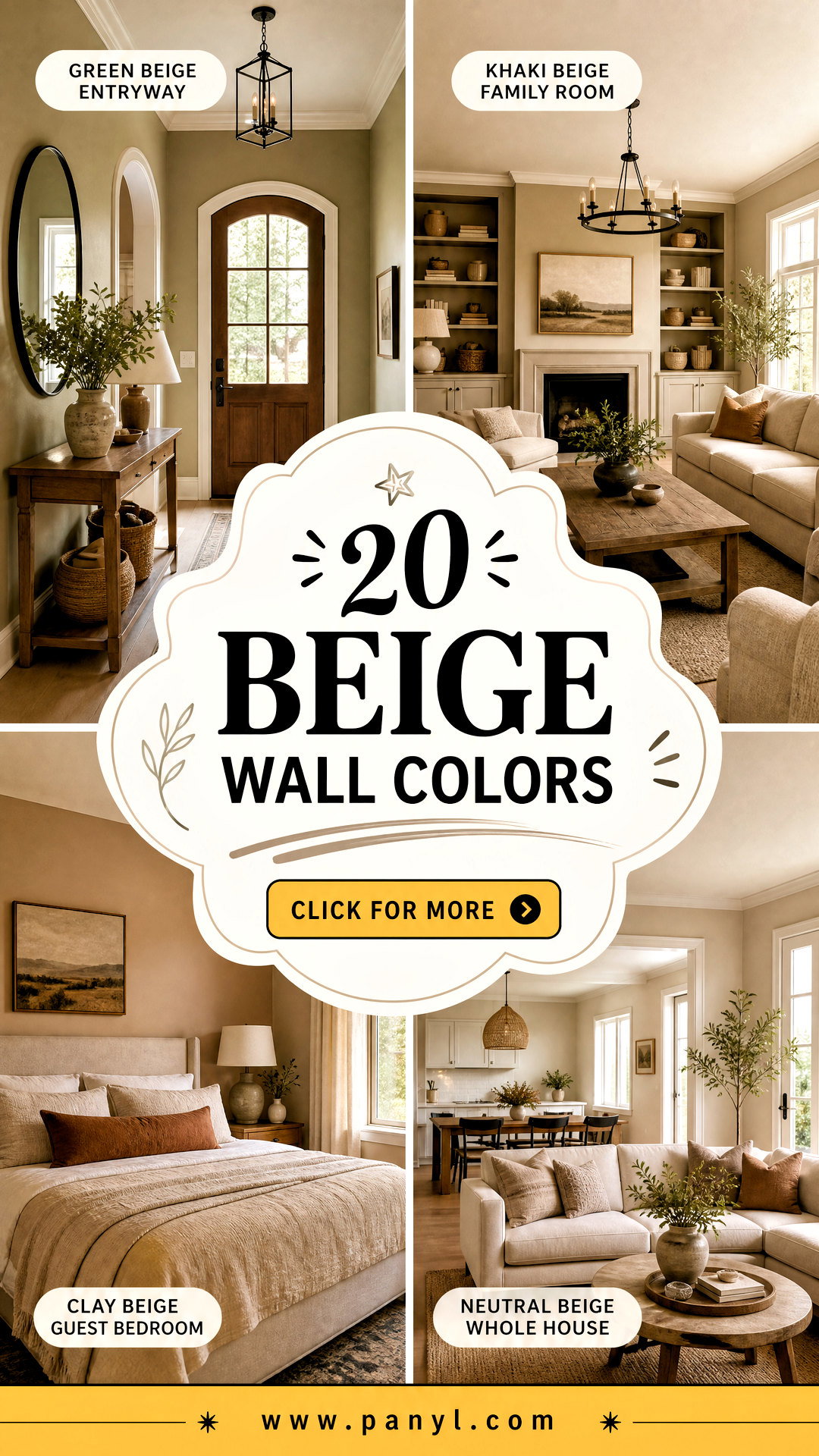 20 Beige Wall Colors for Warm and Timeless Interiors - 20 Beige Wall Colors for Warm and Timeless Interiors