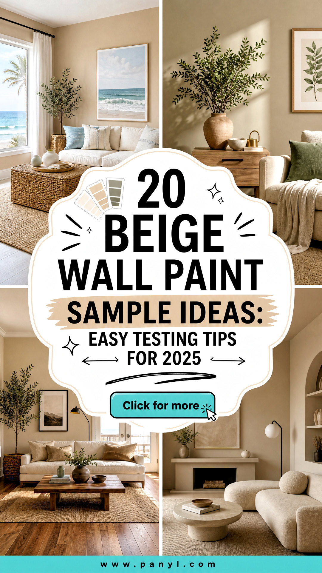 20 Beige Wall Paint Sample Ideas Easy Testing Tips for 2025 - 20 Beige Wall Paint Sample Ideas: Easy Testing Tips for 2025