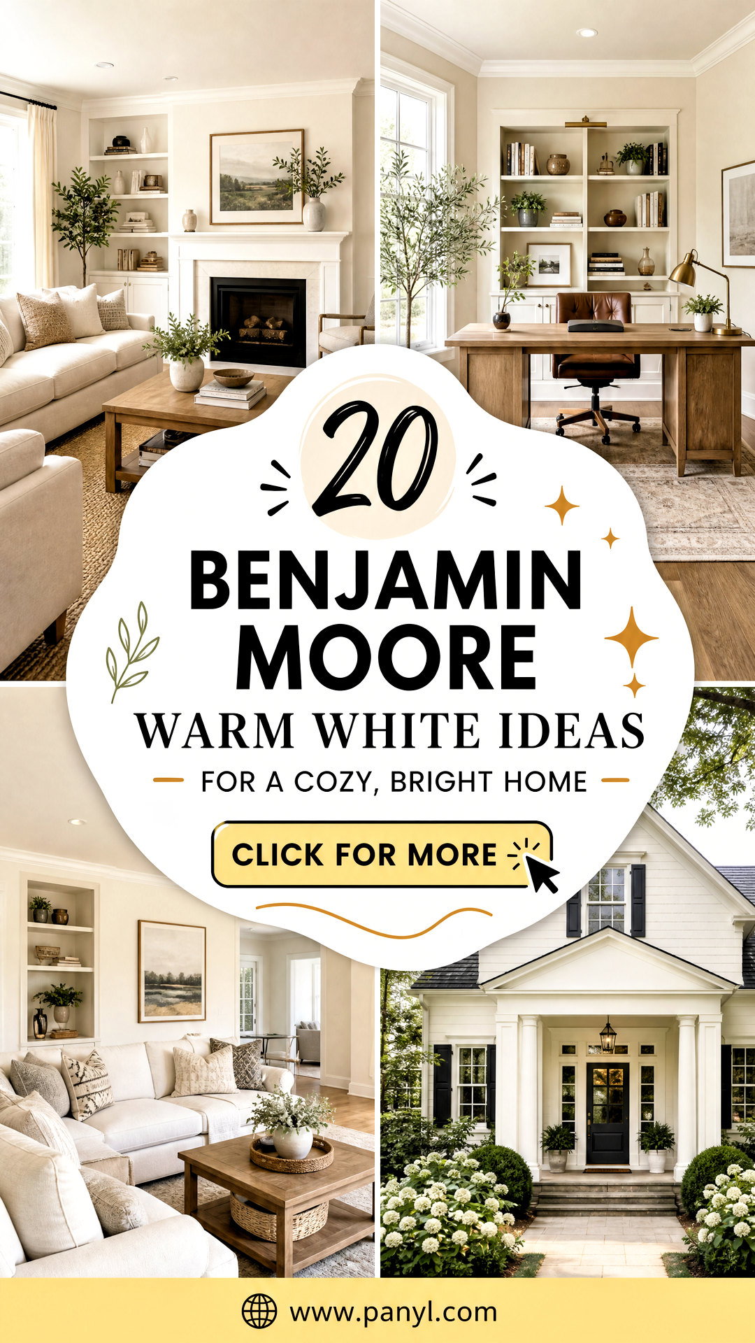 20 Benjamin Moore Warm White Ideas for a Cozy Bright Home - 20 Benjamin Moore Warm White Ideas for a Cozy, Bright Home