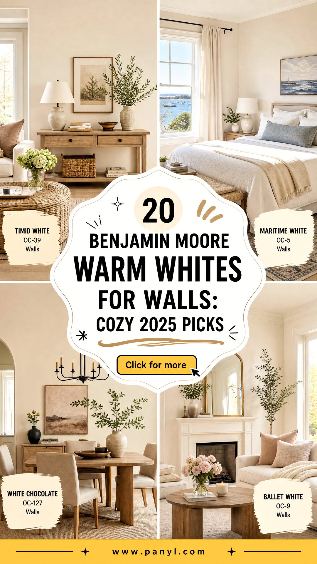20 Benjamin Moore Warm Whites for Walls Cozy 2025 Picks - 20 Benjamin Moore Warm Whites for Walls: Cozy 2025 Picks