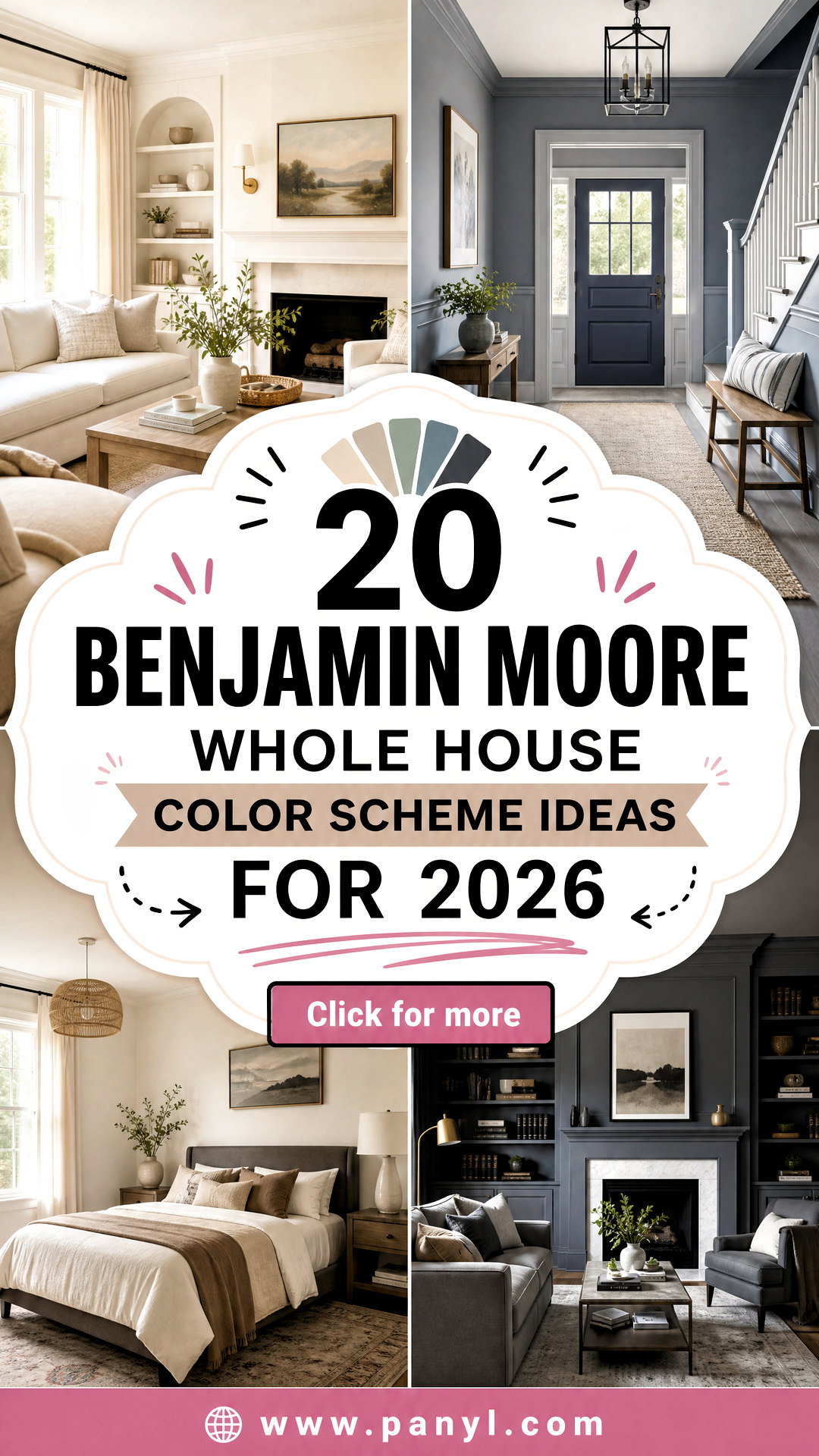20 Benjamin Moore Whole House Color Scheme Ideas for 2026 - 20 Benjamin Moore Whole House Color Scheme Ideas for 2026