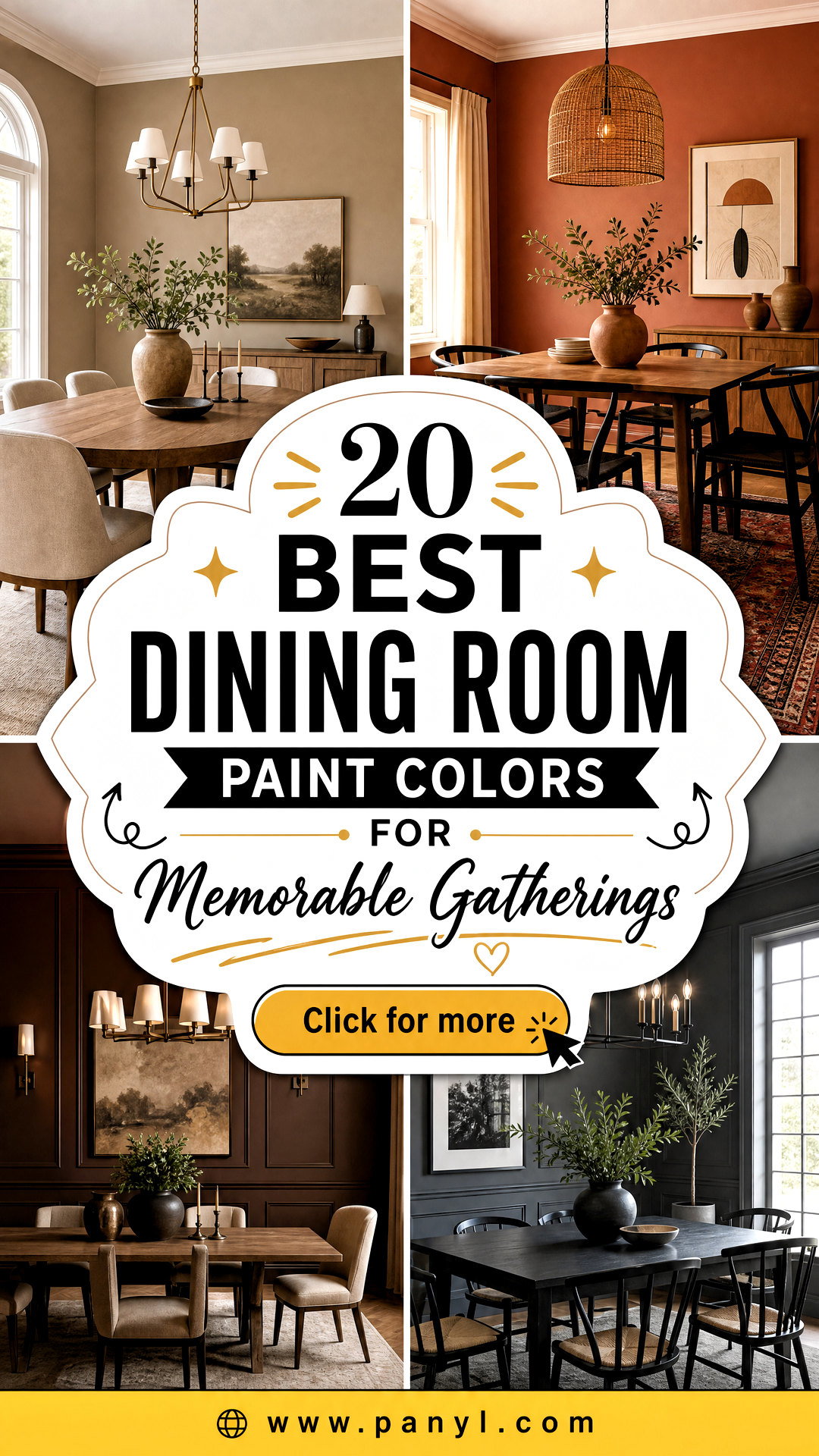 20 Best Dining Room Paint Colors for Memorable Gatherings - 20 Best Dining Room Paint Colors for Memorable Gatherings