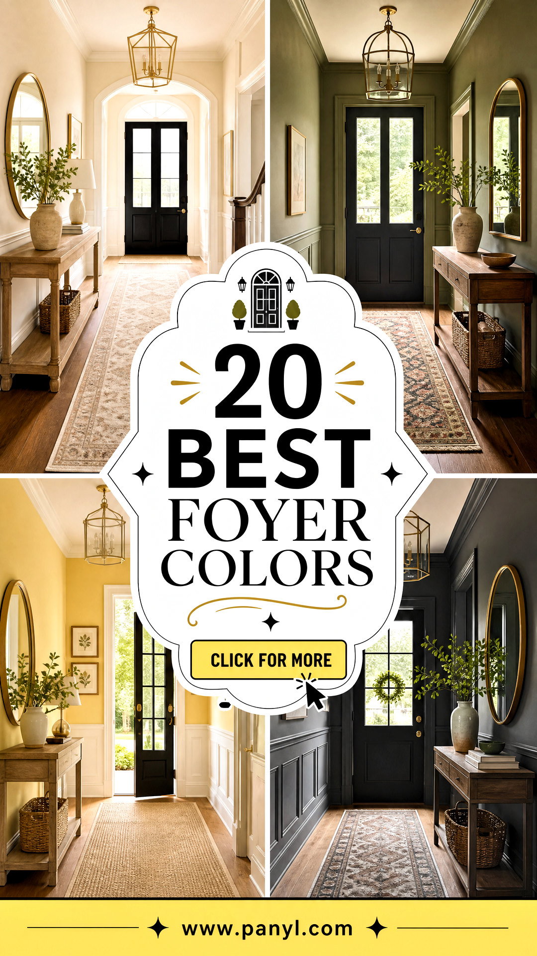 20 Best Foyer Colors for a Warm Truly Memorable Welcome - 20 Best Foyer Colors for a Warm, Truly Memorable Welcome