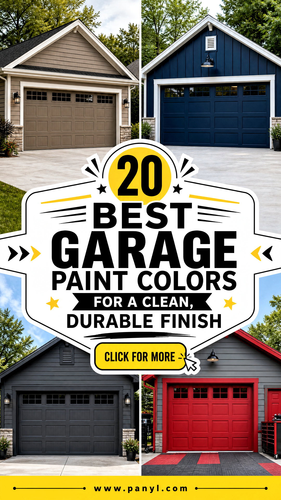 20 Best Garage Paint Colors for a Clean Durable Finish - 20 Best Garage Paint Colors for a Clean, Durable Finish