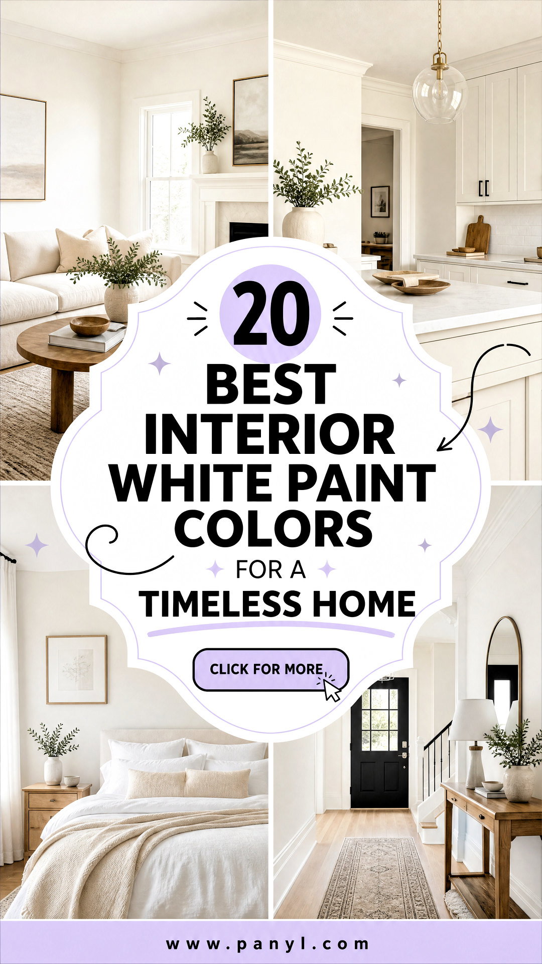 20 Best Interior White Paint Colors for a Timeless Home - 20 Best Interior White Paint Colors for a Timeless Home