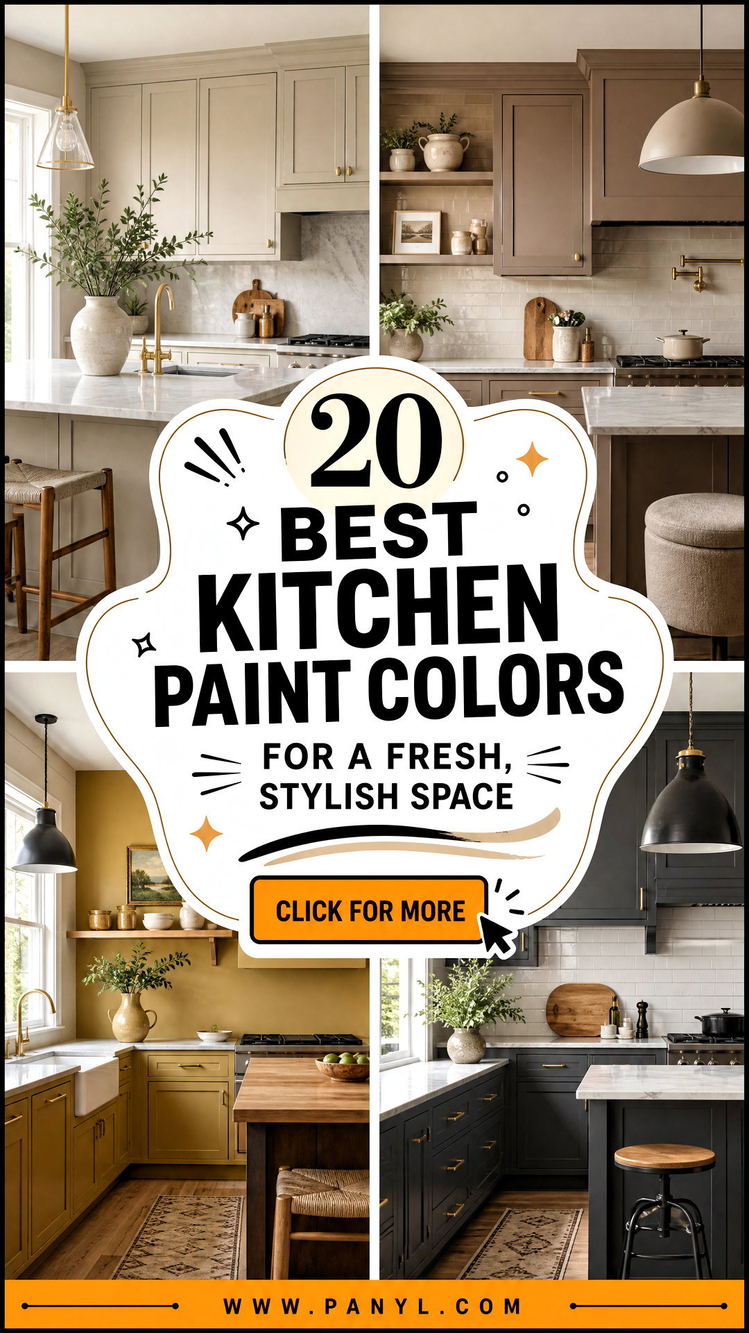 20 Best Kitchen Paint Colors for a Fresh Stylish Space - 20 Best Kitchen Paint Colors for a Fresh, Stylish Space