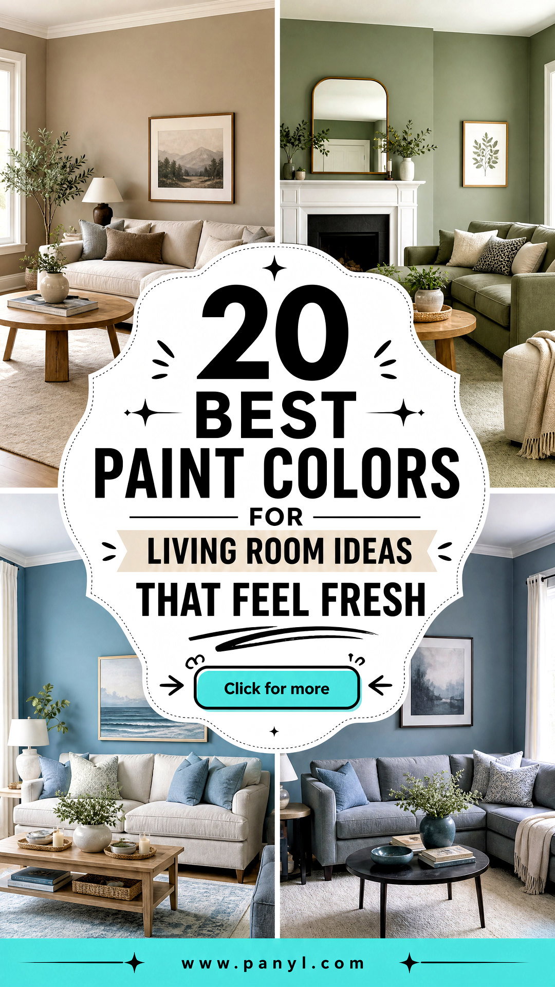20 Best Paint Colors for Living Room Ideas That Feel Fresh - 20 Best Paint Colors for Living Room Ideas That Feel Fresh