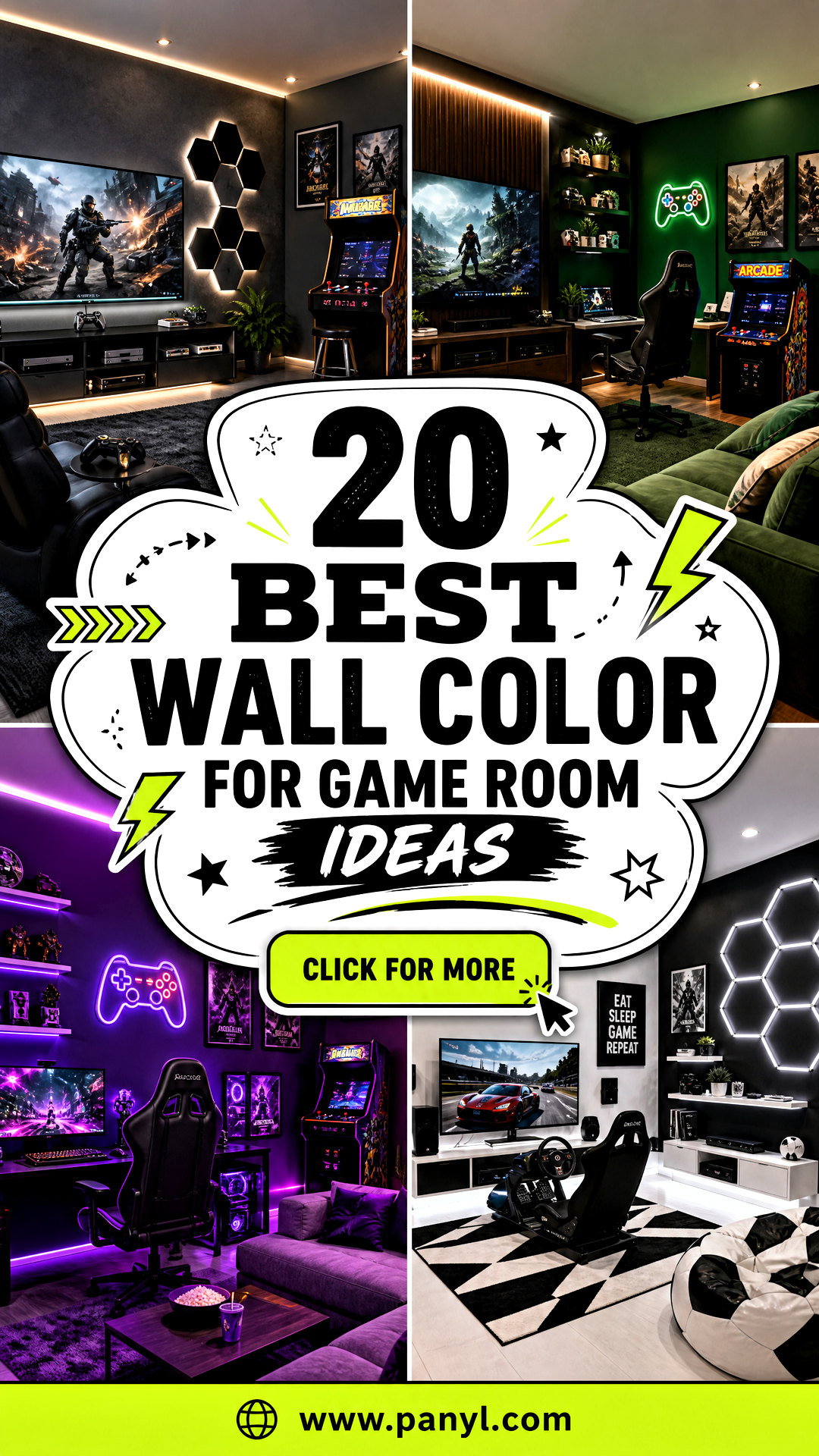 20 Best Wall Color for Game Room Ideas for Seriously Fun Spaces - 20 Best Wall Color for Game Room Ideas for Seriously Fun Spaces