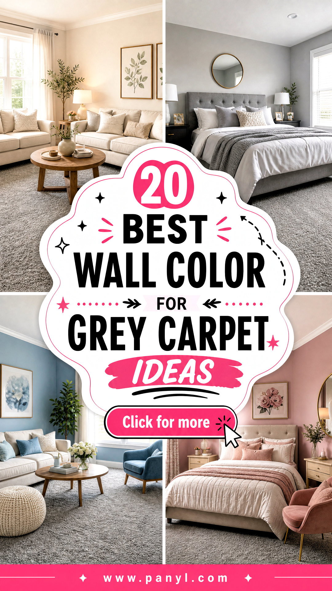 20 Best Wall Color for Grey Carpet Ideas for a Cozy Update - 20 Best Wall Color for Grey Carpet Ideas for a Cozy Update