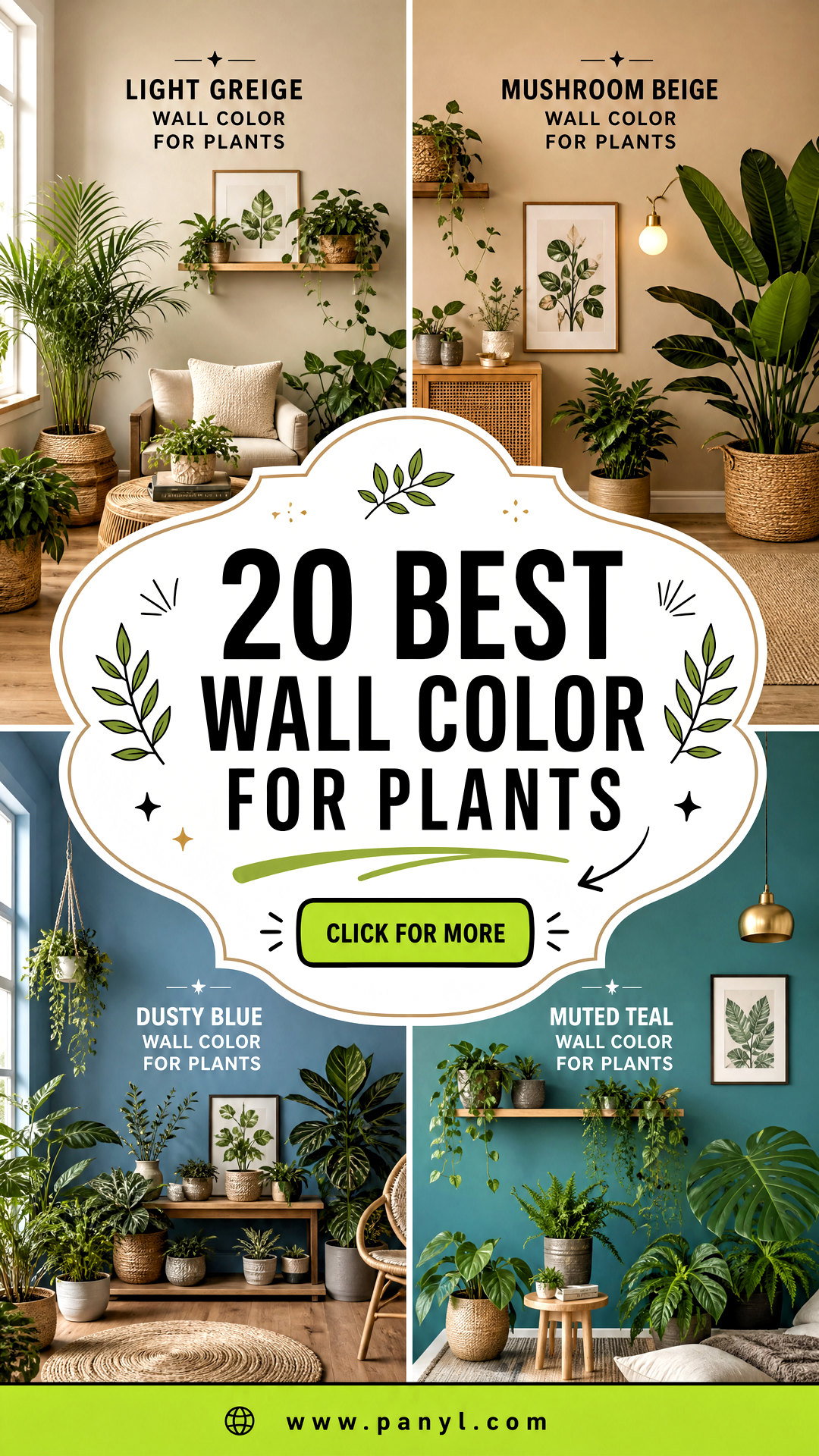 20 Best Wall Color for Plants to Create a Lush Indoor Oasis - 20 Best Wall Color for Plants to Create a Lush Indoor Oasis