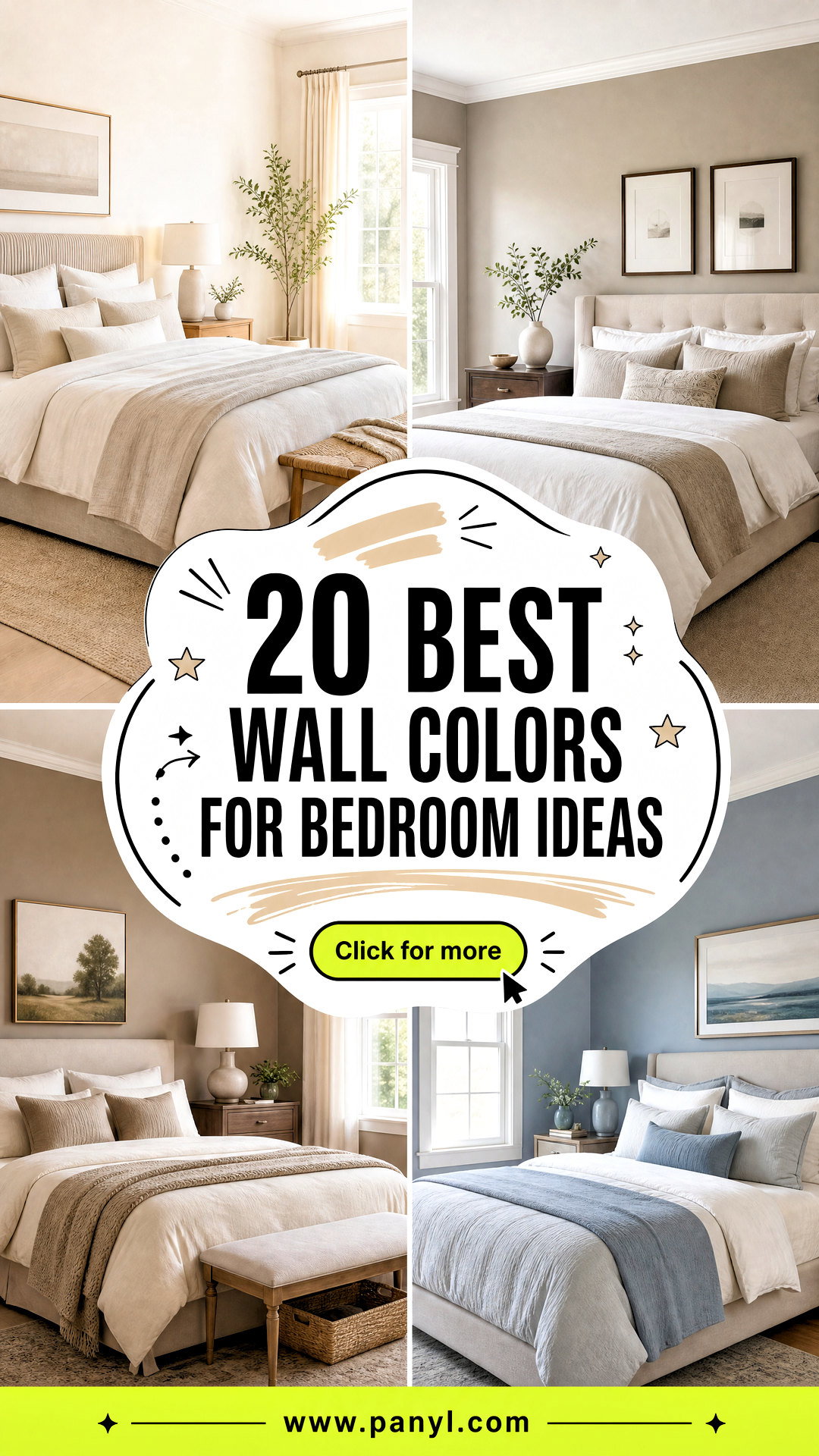 20 Best Wall Colors for Bedroom Ideas for a Serene Retreat - 20 Best Wall Colors for Bedroom Ideas for a Serene Retreat