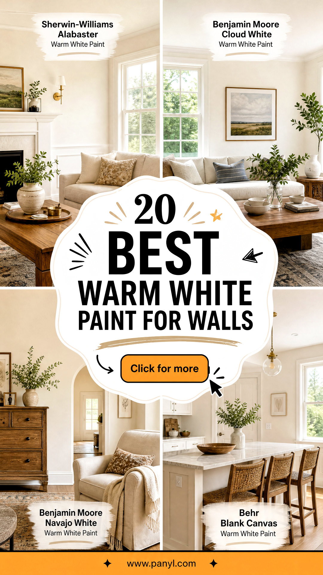 20 Best Warm White Paint for Walls to Create a Cozy Home - 20 Best Warm White Paint for Walls to Create a Cozy Home