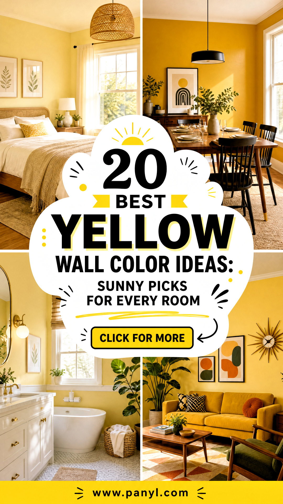 20 Best Yellow Wall Color Ideas Sunny Picks for Every Room - 20 Best Yellow Wall Color Ideas: Sunny Picks for Every Room