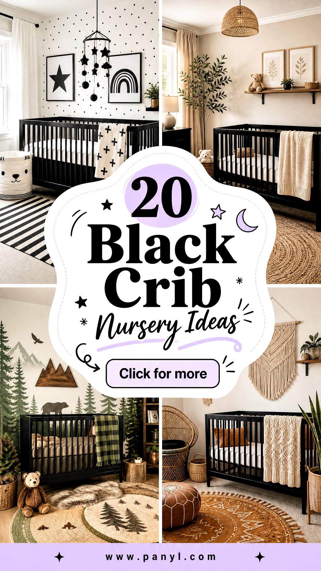 20 Black Crib Nursery Ideas for a Chic Cozy Modern Baby Room - 20 Black Crib Nursery Ideas for a Chic, Cozy Modern Baby Room