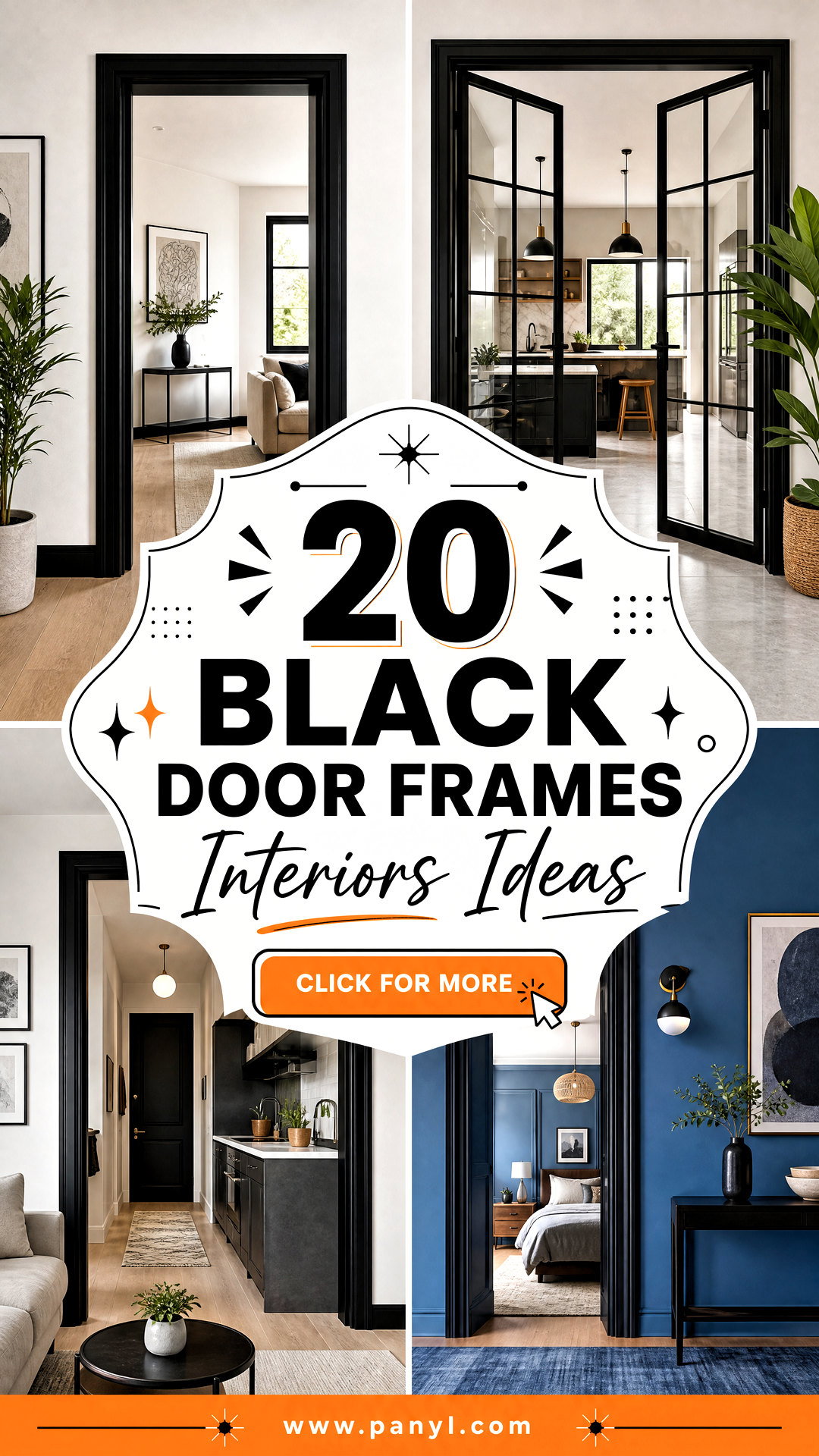 20 Black Door Frames Interiors Ideas for a Bold Modern Home - 20 Black Door Frames Interiors Ideas for a Bold Modern Home