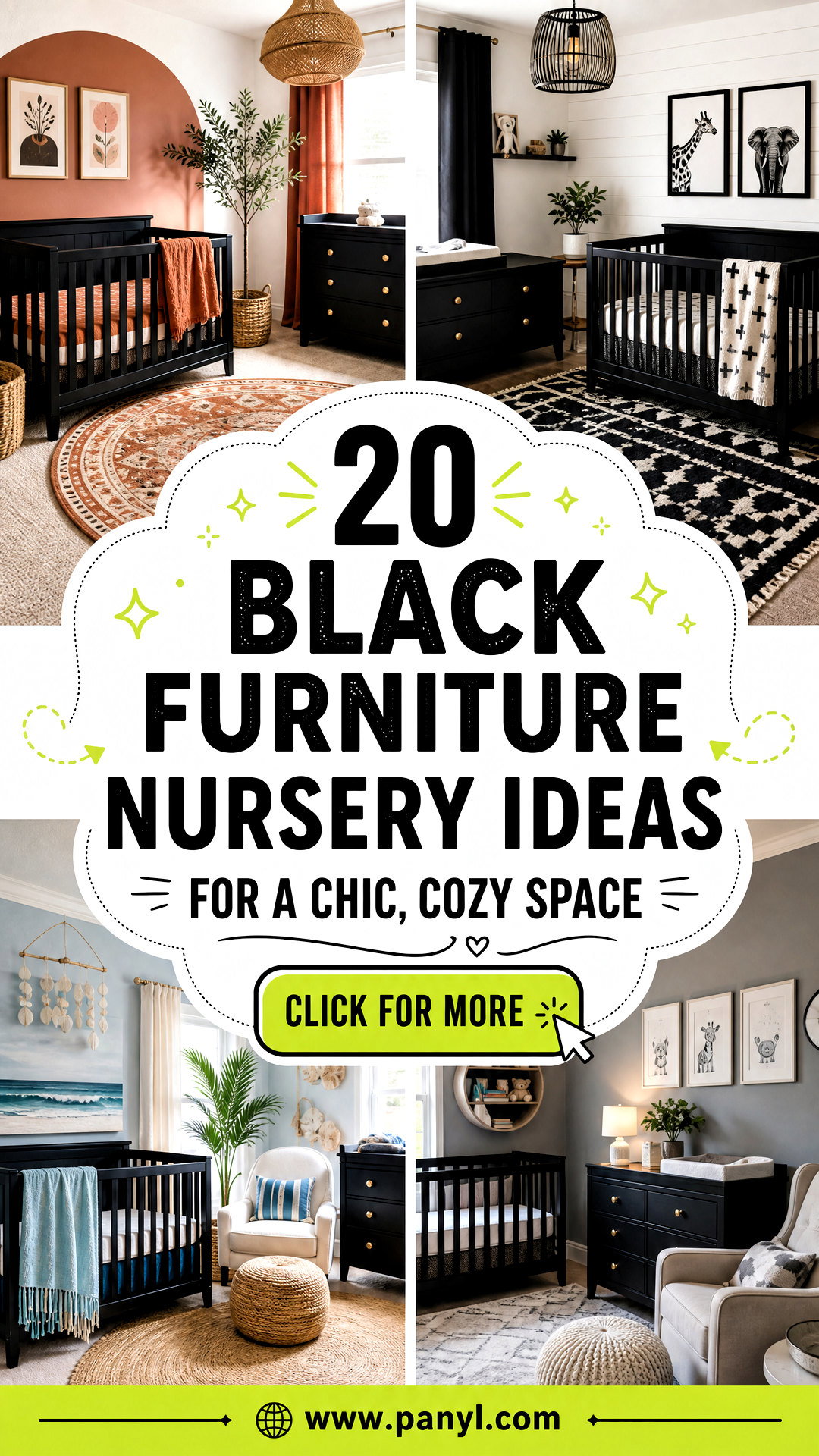 20 Black Furniture Nursery Ideas for a Chic Cozy Space - 20 Black Furniture Nursery Ideas for a Chic, Cozy Space