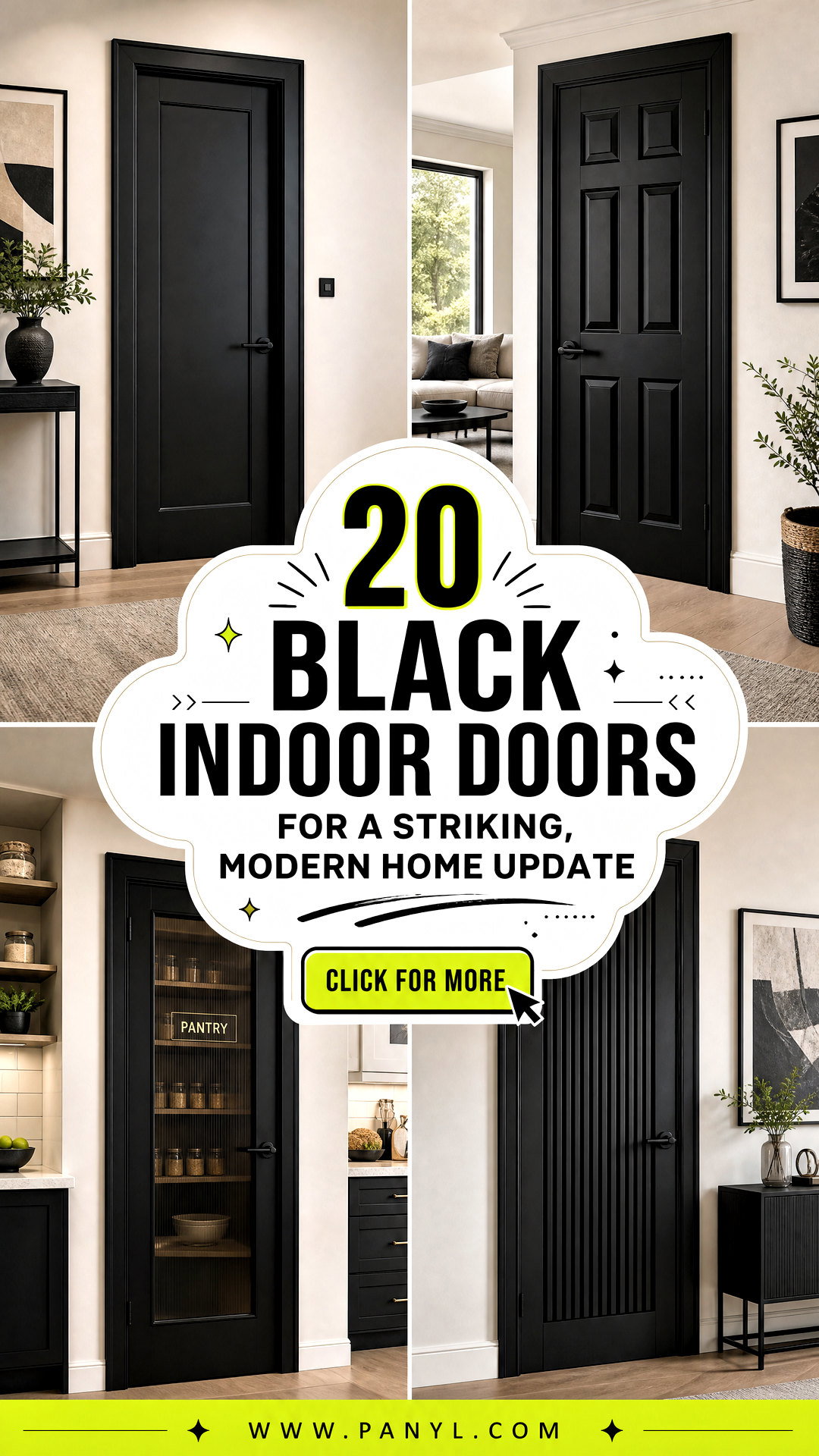 20 Black Indoor Doors for a Striking Modern Home Update - 20 Black Indoor Doors for a Striking, Modern Home Update