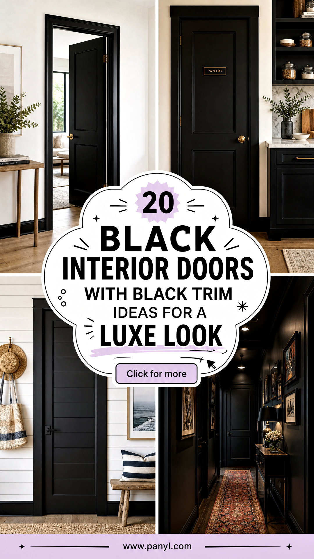 20 Black Interior Doors With Black Trim Ideas for a Luxe Look - 20 Black Interior Doors With Black Trim Ideas for a Luxe Look
