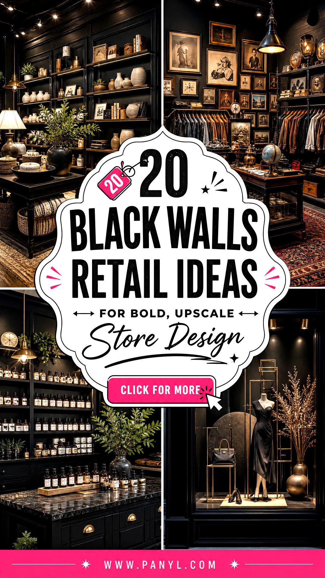 20 Black Walls Retail Ideas for Bold Upscale Store Design - 20 Black Walls Retail Ideas for Bold, Upscale Store Design