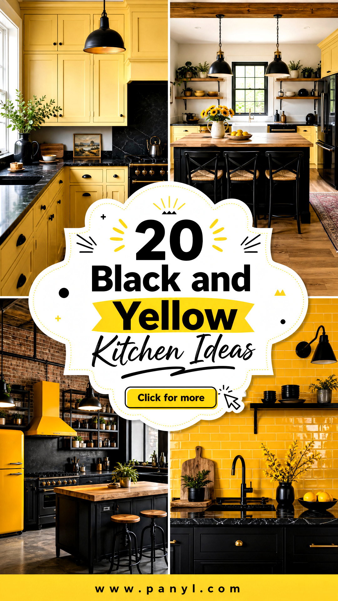 20 Black and Yellow Kitchen Ideas for a Bold Modern Look - 20 Black and Yellow Kitchen Ideas for a Bold Modern Look