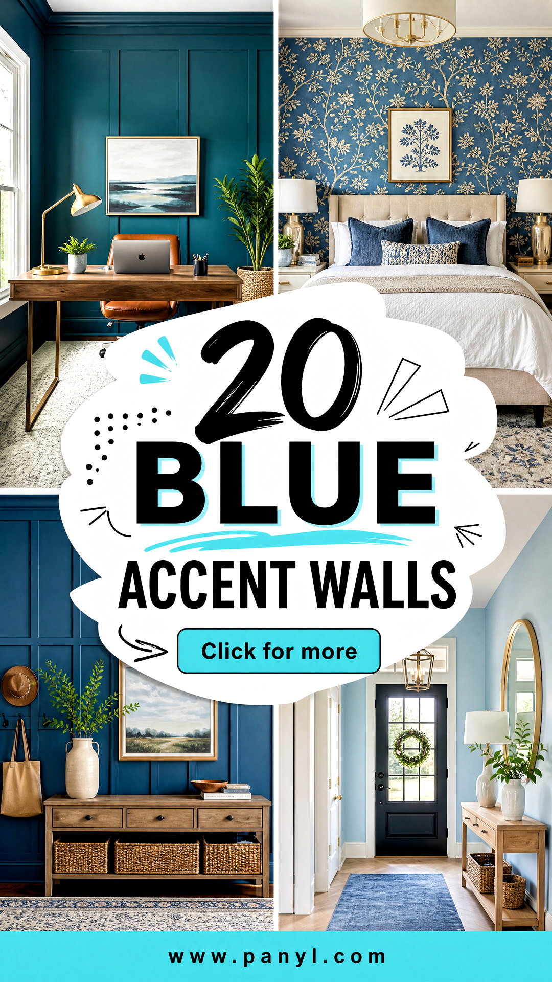 20 Blue Accent Walls That Add Instant Style to Any Room - 20 Blue Accent Walls That Add Instant Style to Any Room
