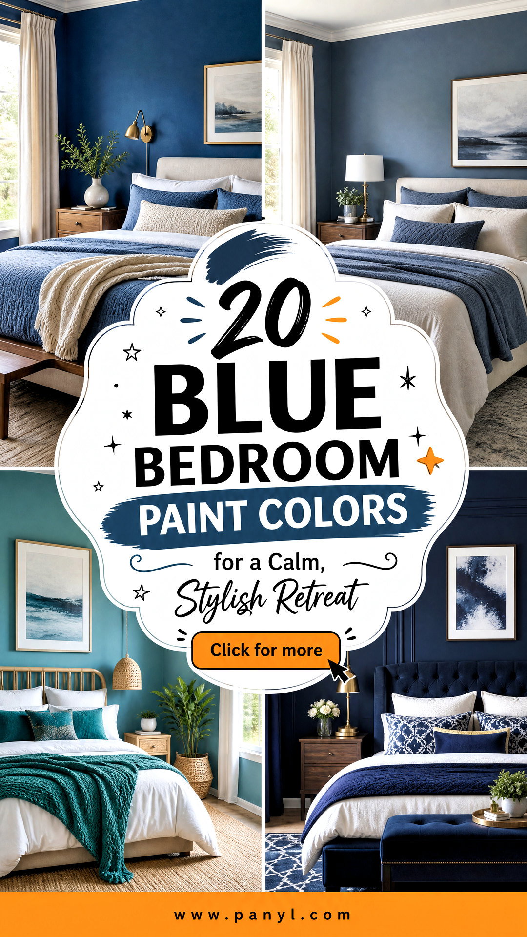 20 Blue Bedroom Paint Colors for a Calm Stylish Retreat - 20 Blue Bedroom Paint Colors for a Calm, Stylish Retreat