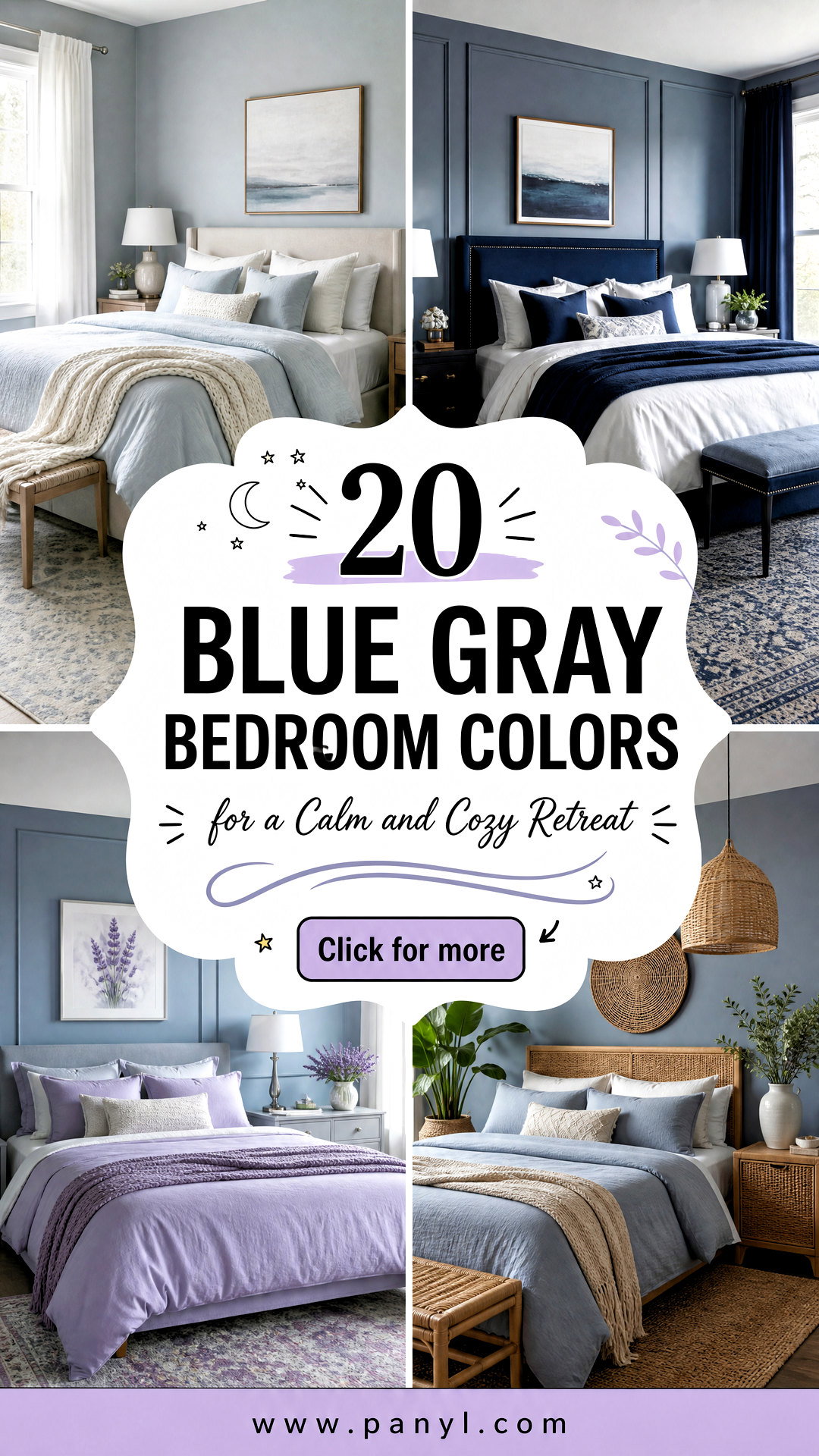 20 Blue Gray Bedroom Colors for a Calm and Cozy Retreat - 20 Blue Gray Bedroom Colors for a Calm and Cozy Retreat
