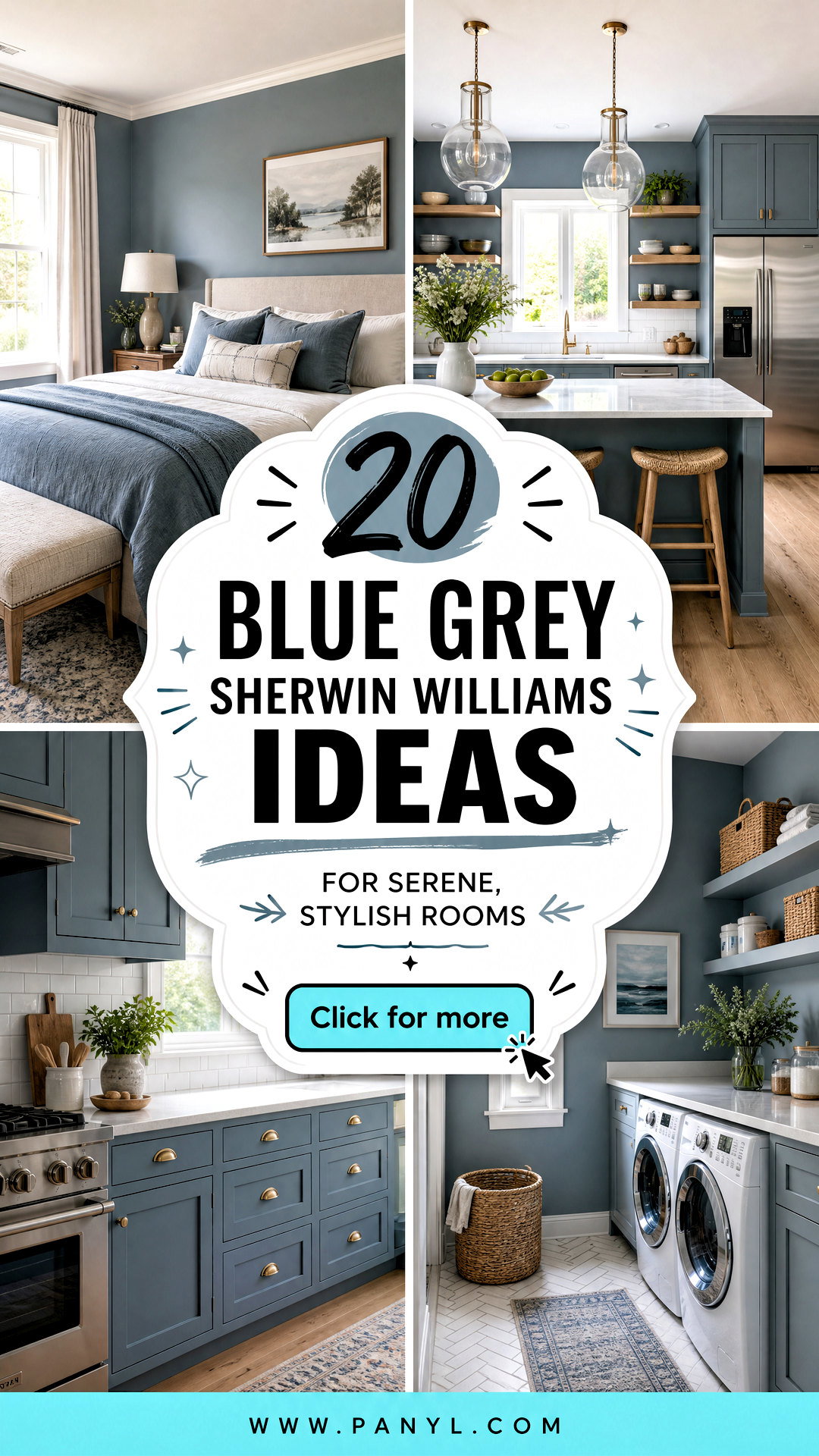 20 Blue Grey Sherwin Williams Ideas for Serene Stylish Rooms - 20 Blue Grey Sherwin Williams Ideas for Serene, Stylish Rooms