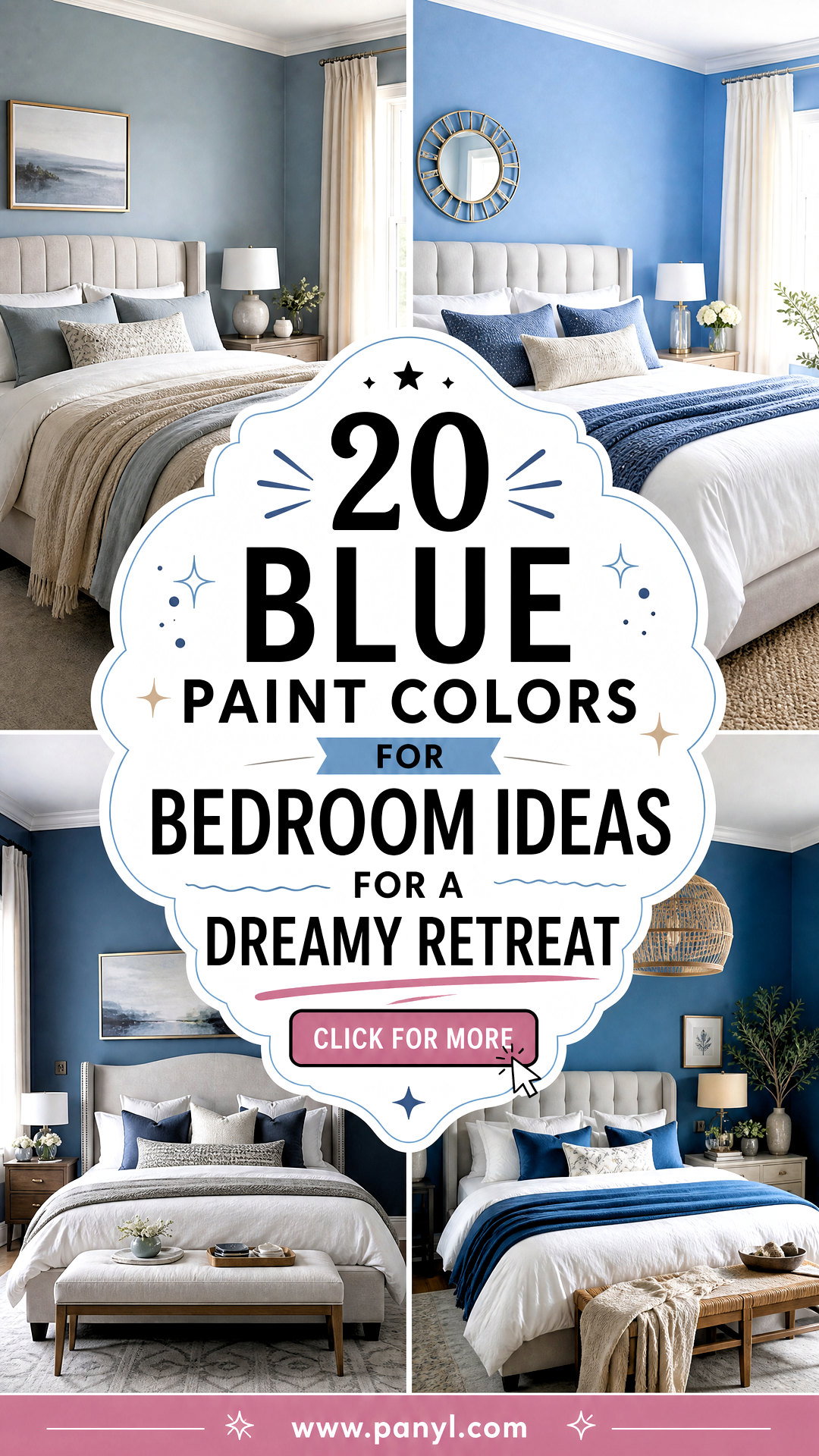 20 Blue Paint Colors for Bedroom Ideas for a Dreamy Retreat - 20 Blue Paint Colors for Bedroom Ideas for a Dreamy Retreat