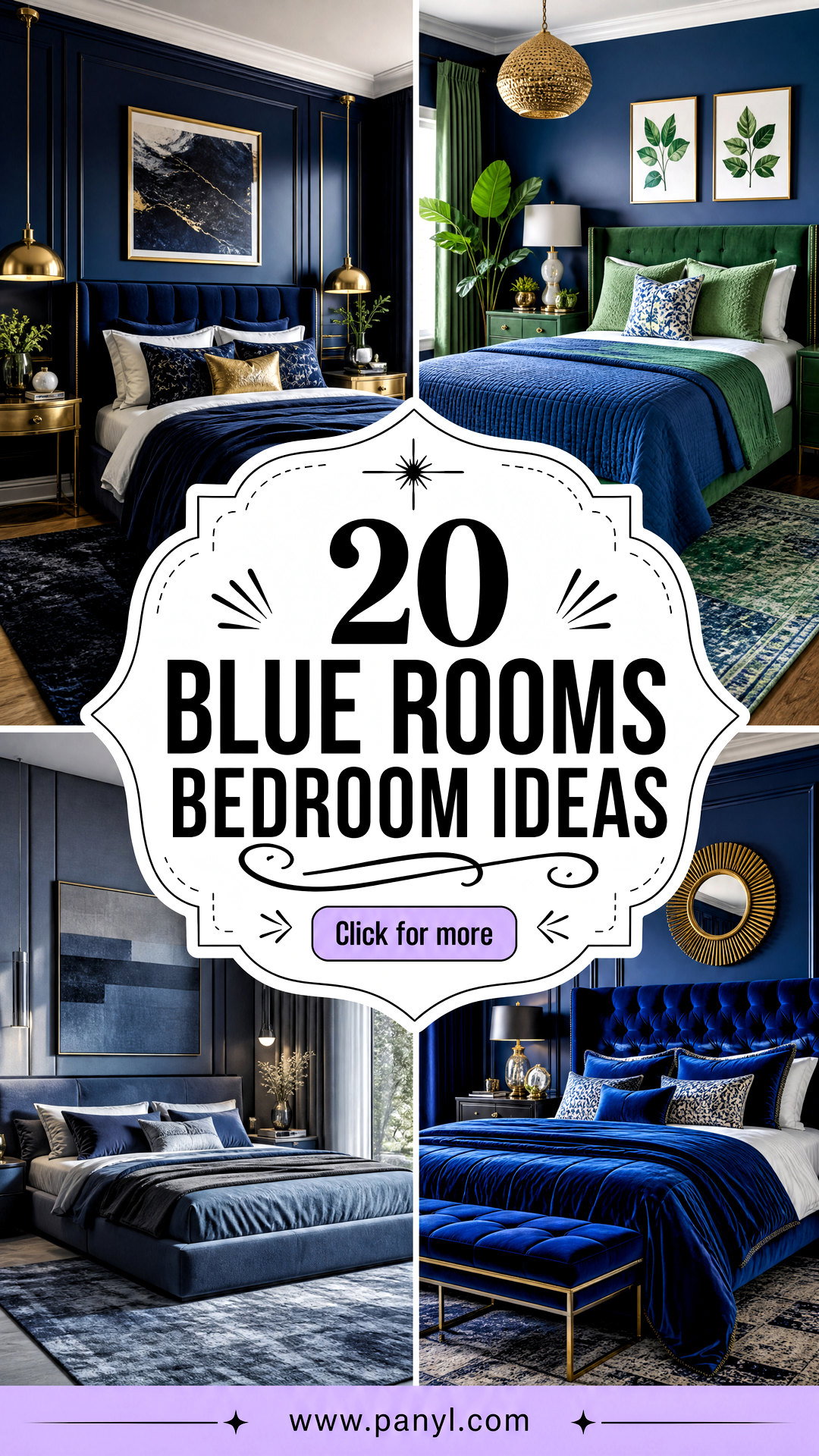 20 Blue Rooms Bedroom Ideas for a Calm Stylish Makeover - 20 Blue Rooms Bedroom Ideas for a Calm, Stylish Makeover