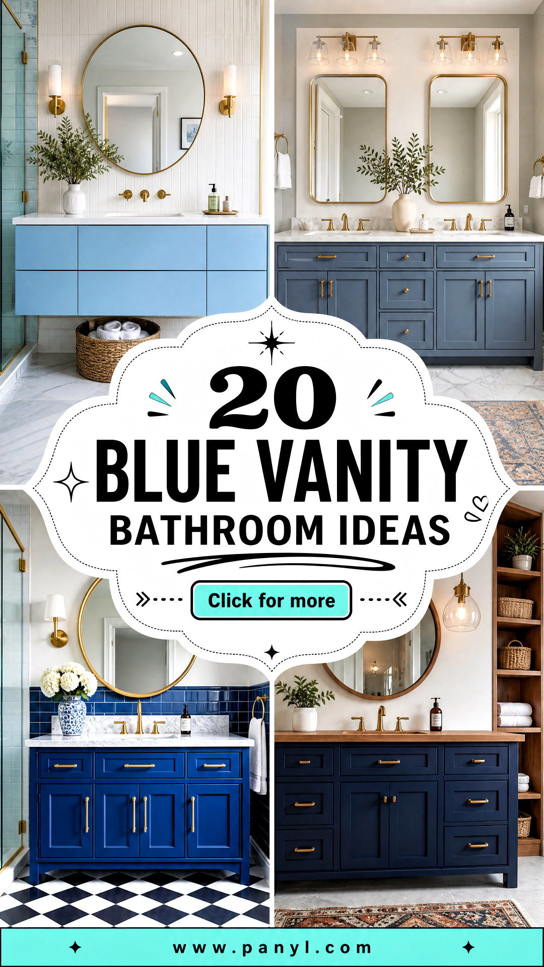 20 Blue Vanity Bathroom Ideas for a Serene Stylish Update - 20 Blue Vanity Bathroom Ideas for a Serene, Stylish Update