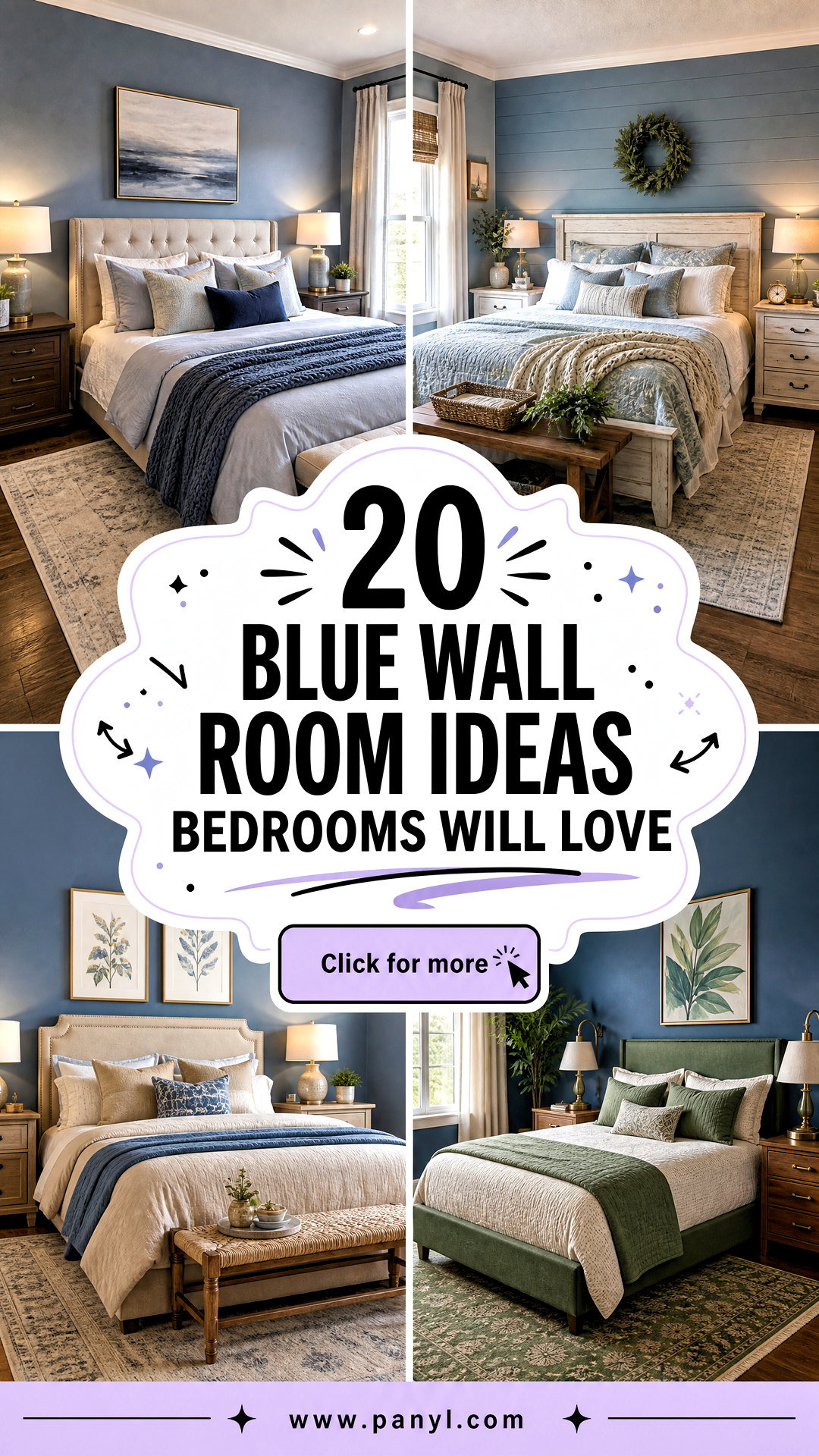 20 Blue Wall Room Ideas Bedrooms Will Love for a Fresh Look - 20 Blue Wall Room Ideas Bedrooms Will Love for a Fresh Look