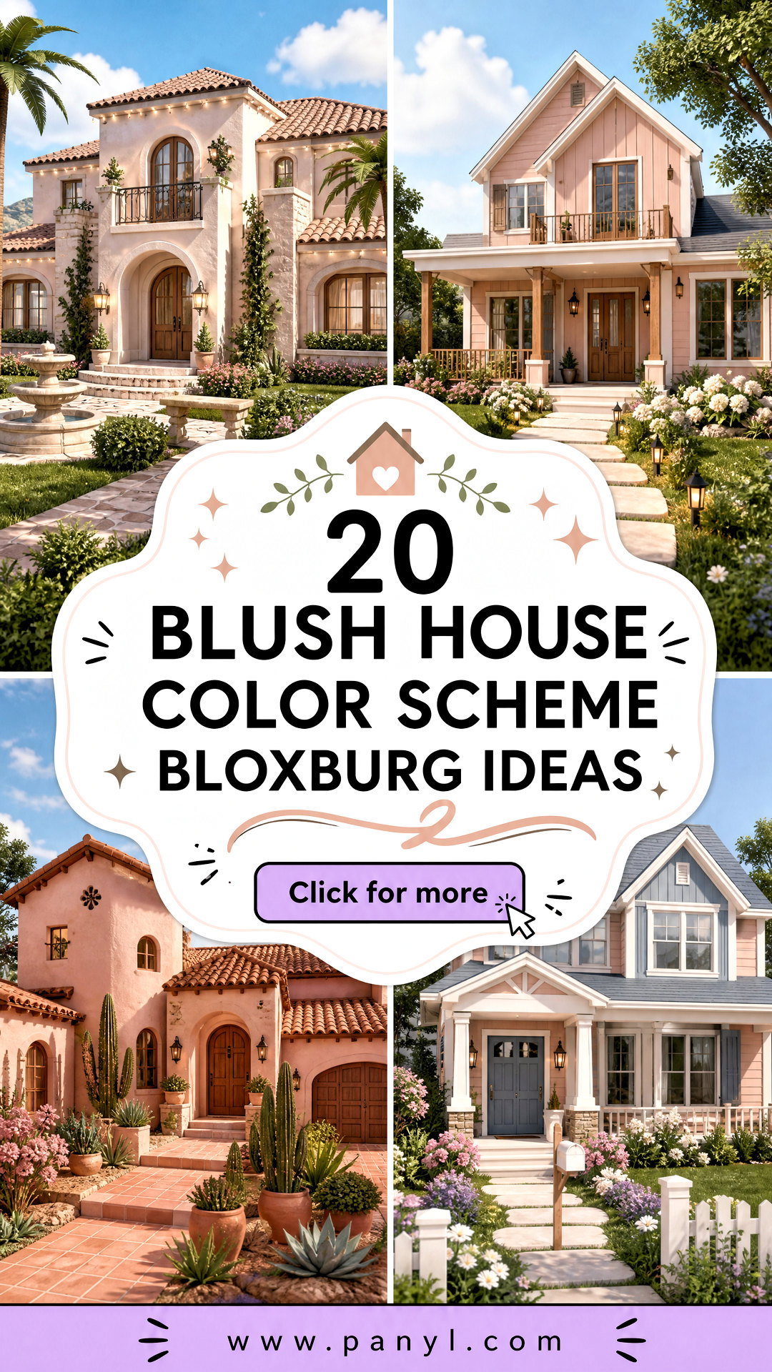 20 Blush House Color Scheme Bloxburg Ideas for Dreamy Builds - 20 Blush House Color Scheme Bloxburg Ideas for Dreamy Builds