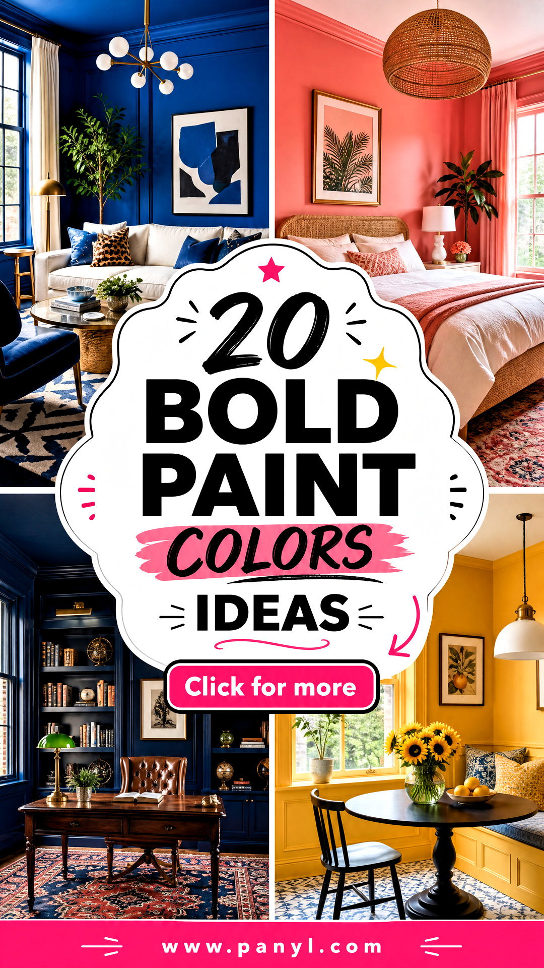20 Bold Paint Colors for Dramatic Designer-Led Modern Rooms - 20 Bold Paint Colors for Dramatic, Designer-Led Modern Rooms
