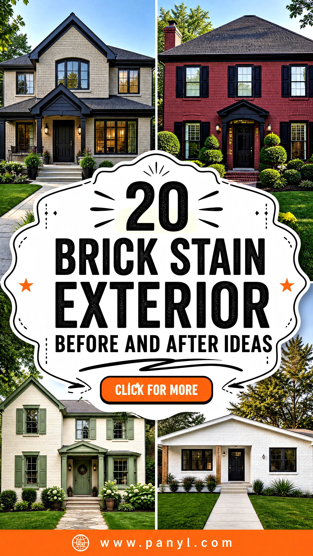 20 Brick Stain Exterior Before and After Ideas to Inspire - 20 Brick Stain Exterior Before and After Ideas to Inspire