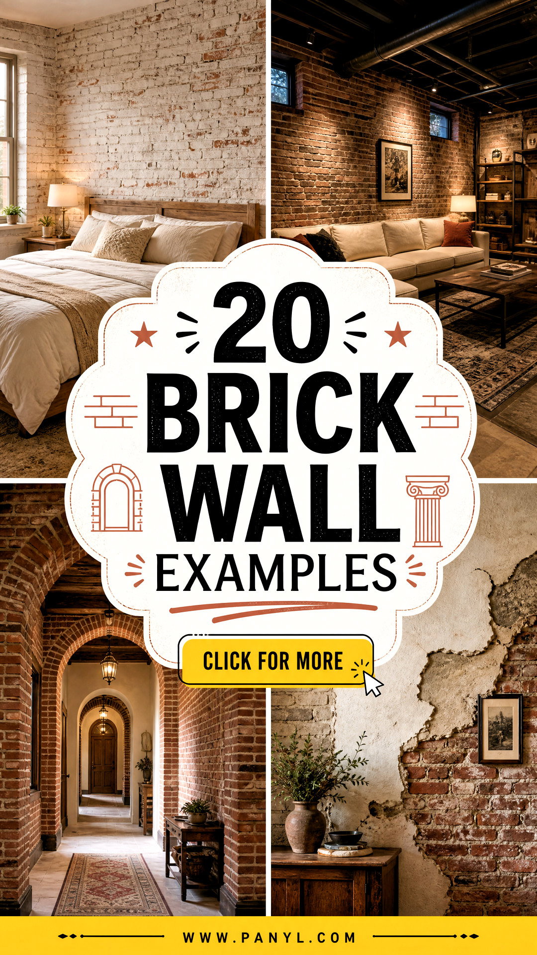 20 Brick Wall Examples to Inspire Warm Textured Interiors - 20 Brick Wall Examples to Inspire Warm, Textured Interiors