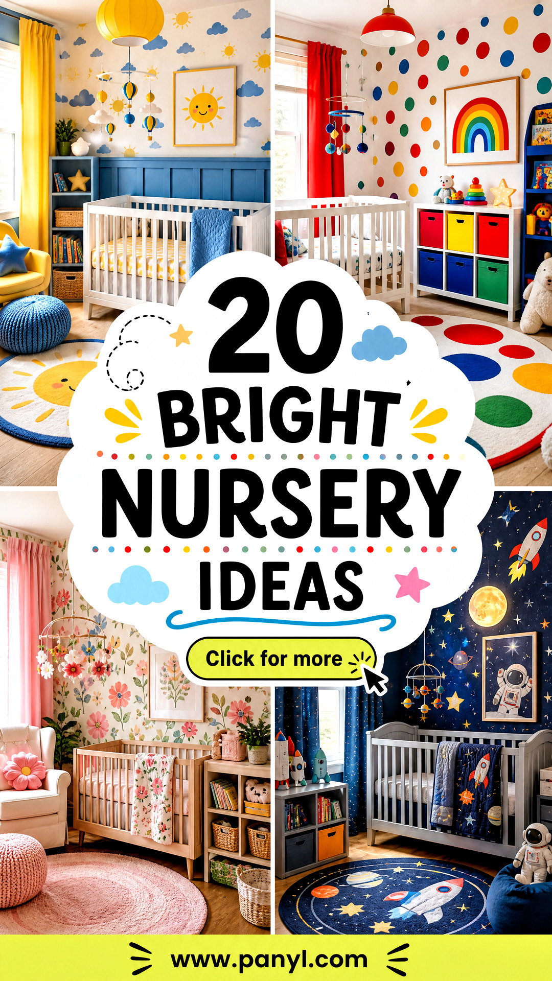 20 Bright Nursery Ideas for a Cheerful and Modern Space - 20 Bright Nursery Ideas for a Cheerful and Modern Space
