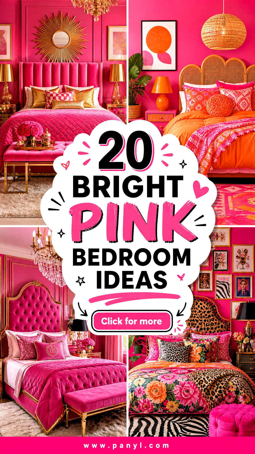 20 Bright Pink Bedroom Ideas for a Bold Joyful Makeover - 20 Bright Pink Bedroom Ideas for a Bold, Joyful Makeover
