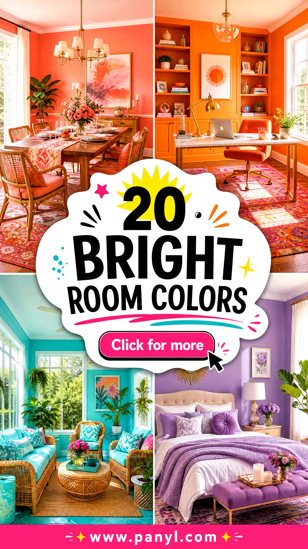 20 Bright Room Colors for Cheerful Energizing Interiors - 20 Bright Room Colors for Cheerful, Energizing Interiors
