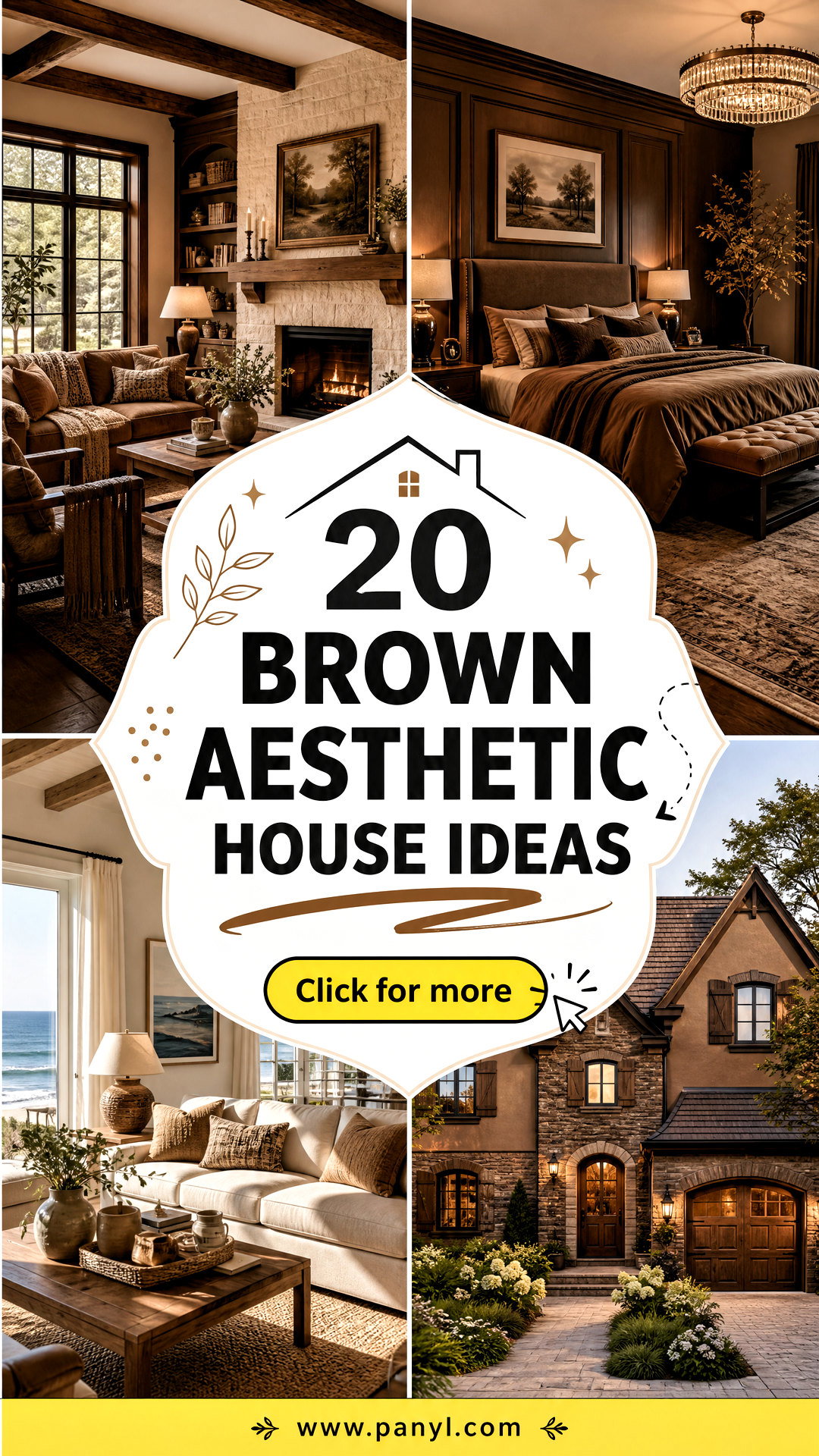 20 Brown Aesthetic House Ideas for a Cozy Modern Home - 20 Brown Aesthetic House Ideas for a Cozy Modern Home