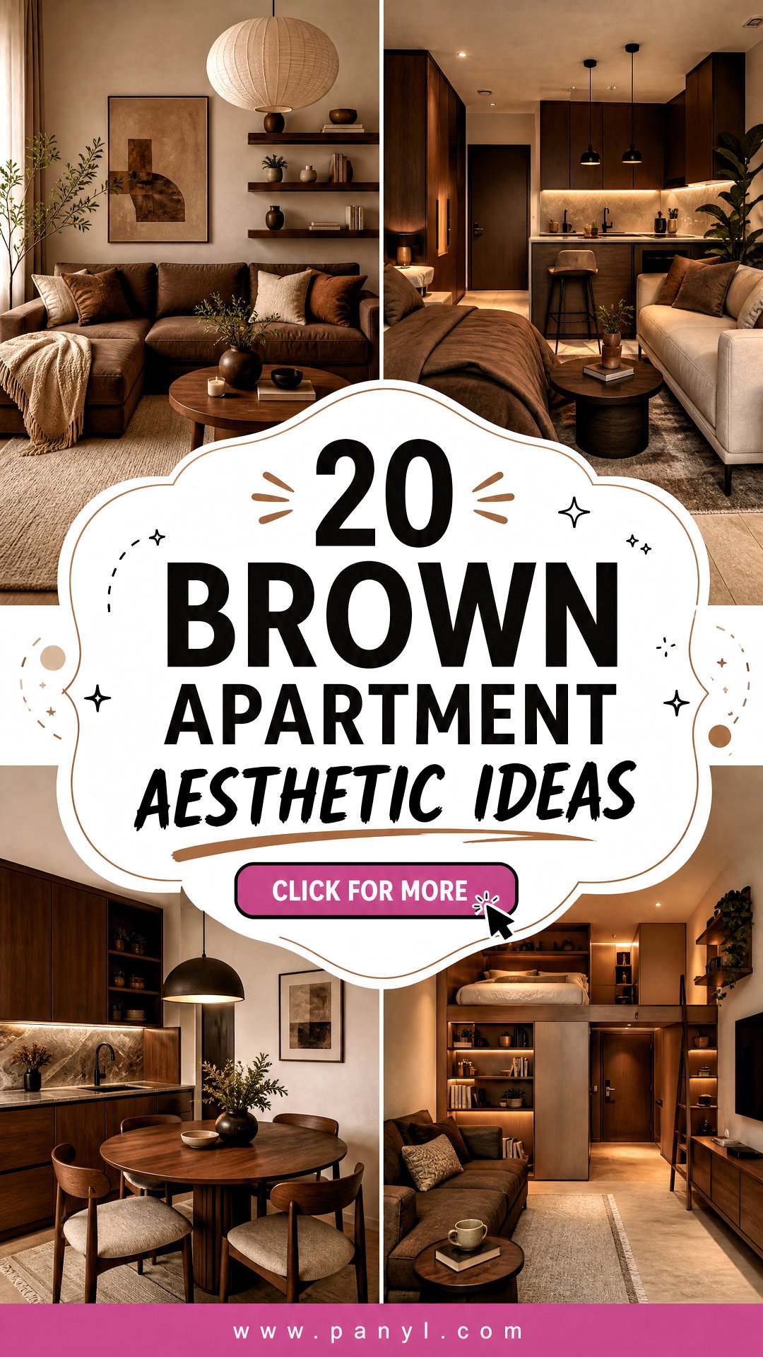 20 Brown Apartment Aesthetic Ideas for Chic Cozy Spaces - 20 Brown Apartment Aesthetic Ideas for Chic, Cozy Spaces