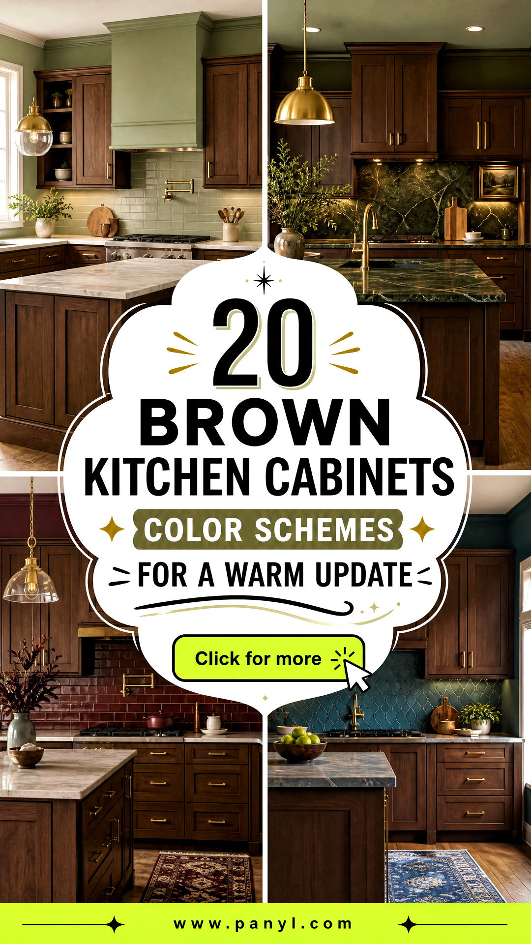 20 Brown Kitchen Cabinets Color Schemes for a Warm Update - 20 Brown Kitchen Cabinets Color Schemes for a Warm Update
