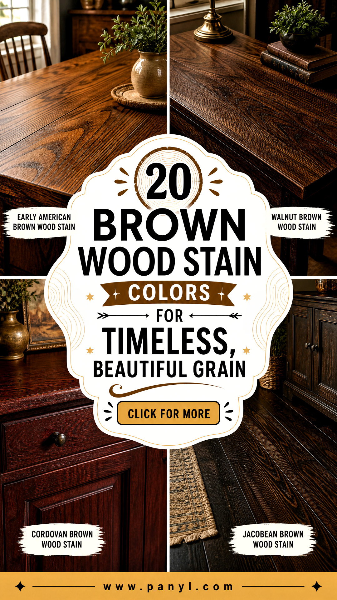20 Brown Wood Stain Colors for Timeless Beautiful Grain - 20 Brown Wood Stain Colors for Timeless, Beautiful Grain