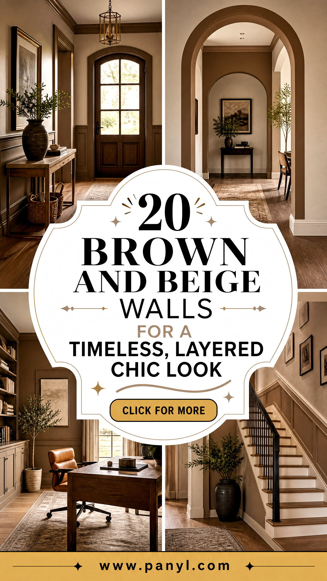 20 Brown and Beige Walls for a Timeless Layered Chic Look - 20 Brown and Beige Walls for a Timeless, Layered Chic Look