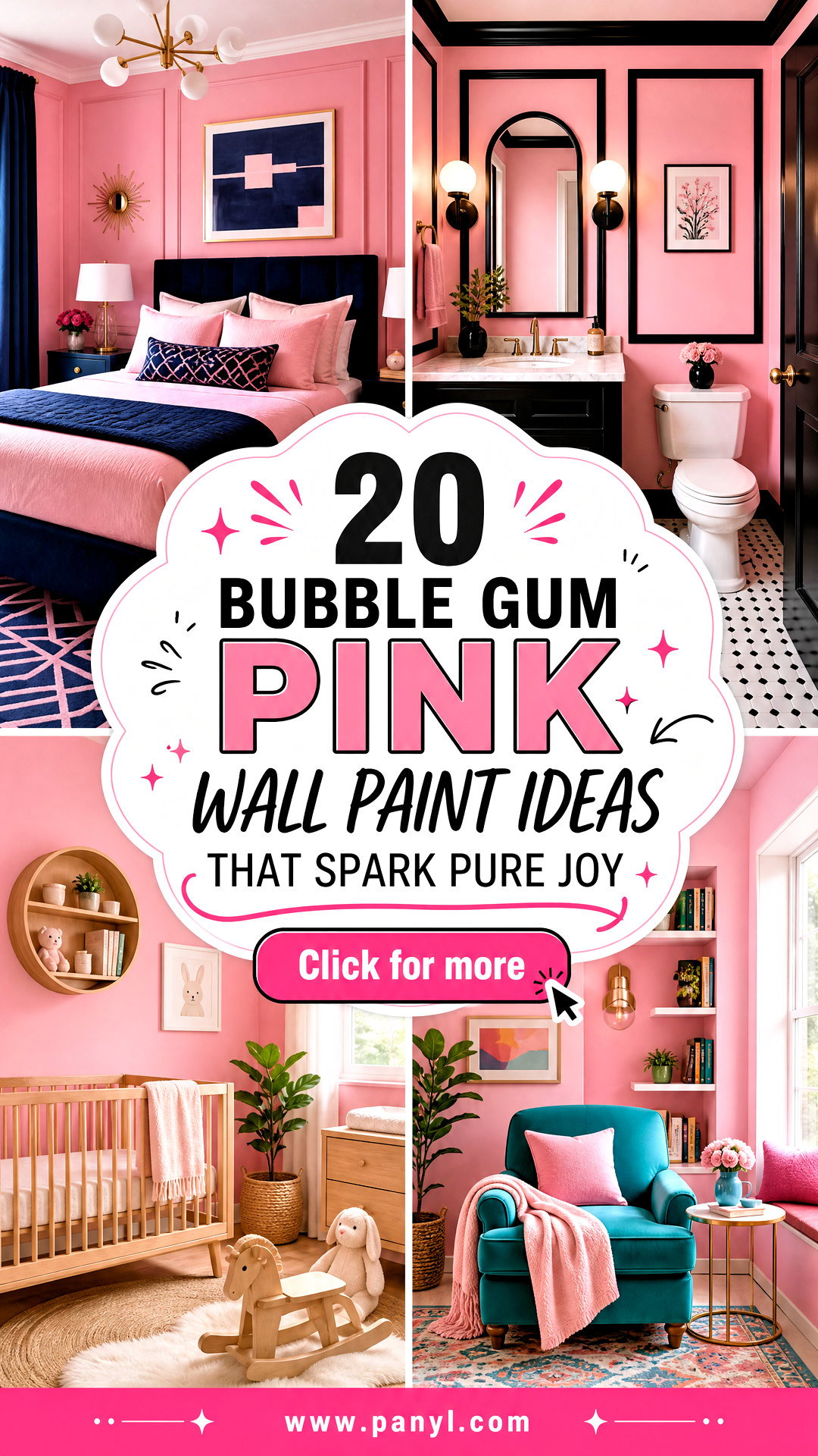20 Bubble Gum Pink Wall Paint Ideas That Spark Pure Joy - 20 Bubble Gum Pink Wall Paint Ideas That Spark Pure Joy